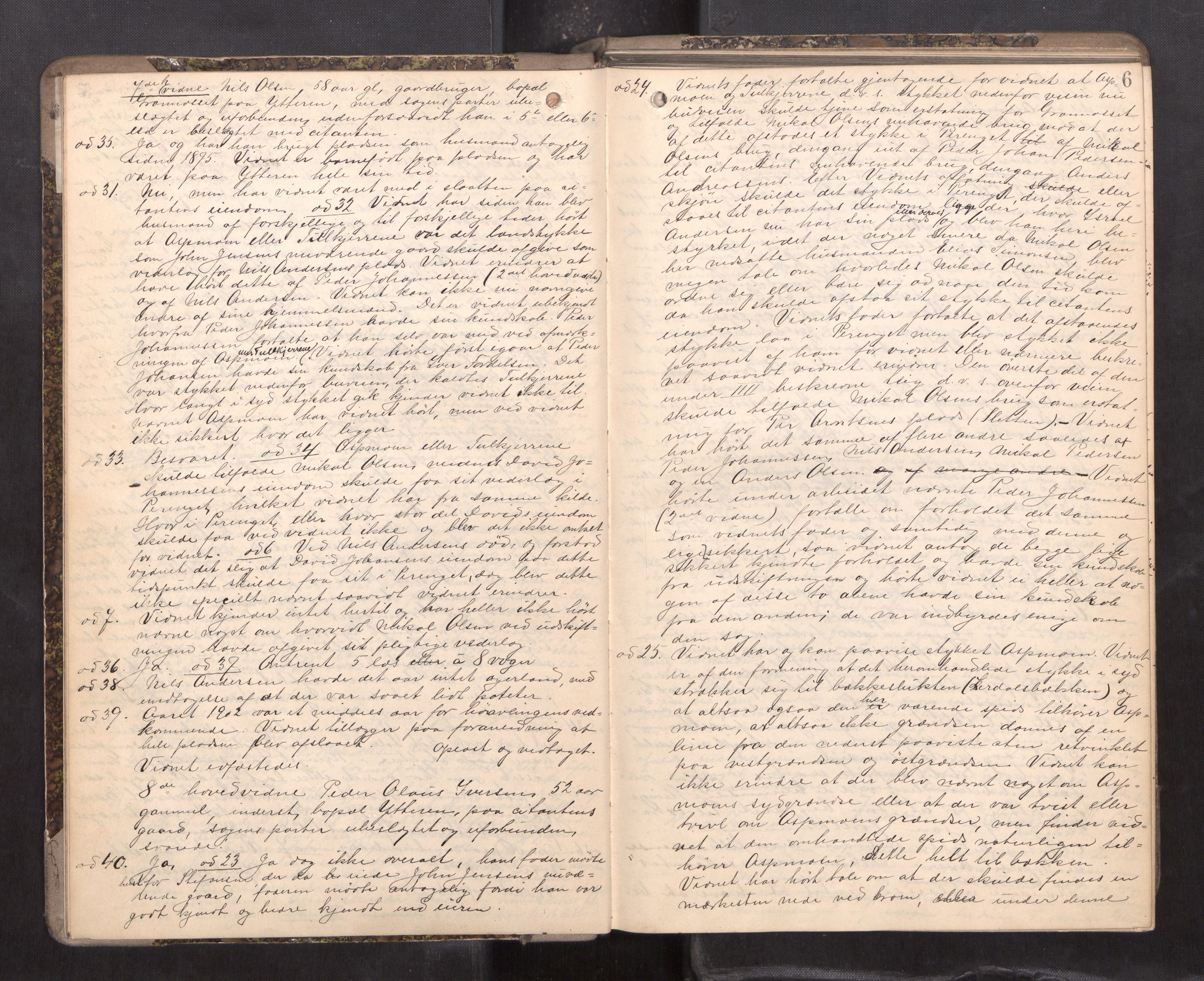 Rana sorenskriveri , AV/SAT-A-1108/1/1/1B/L0019: Ekstrarettsprotokoll, 1903-1908, p. 5b-6a