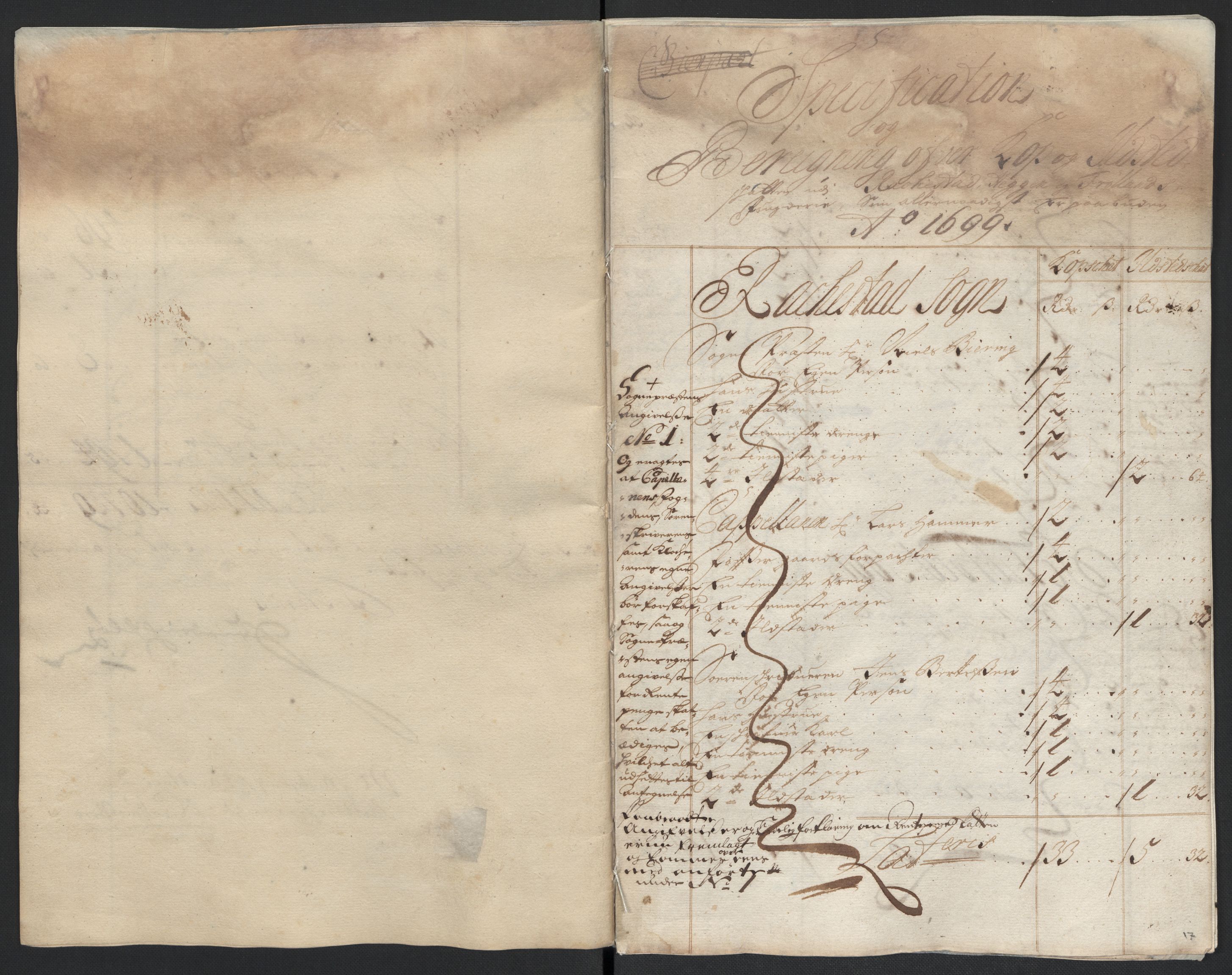 Rentekammeret inntil 1814, Reviderte regnskaper, Fogderegnskap, AV/RA-EA-4092/R07/L0290: Fogderegnskap Rakkestad, Heggen og Frøland, 1700, p. 10