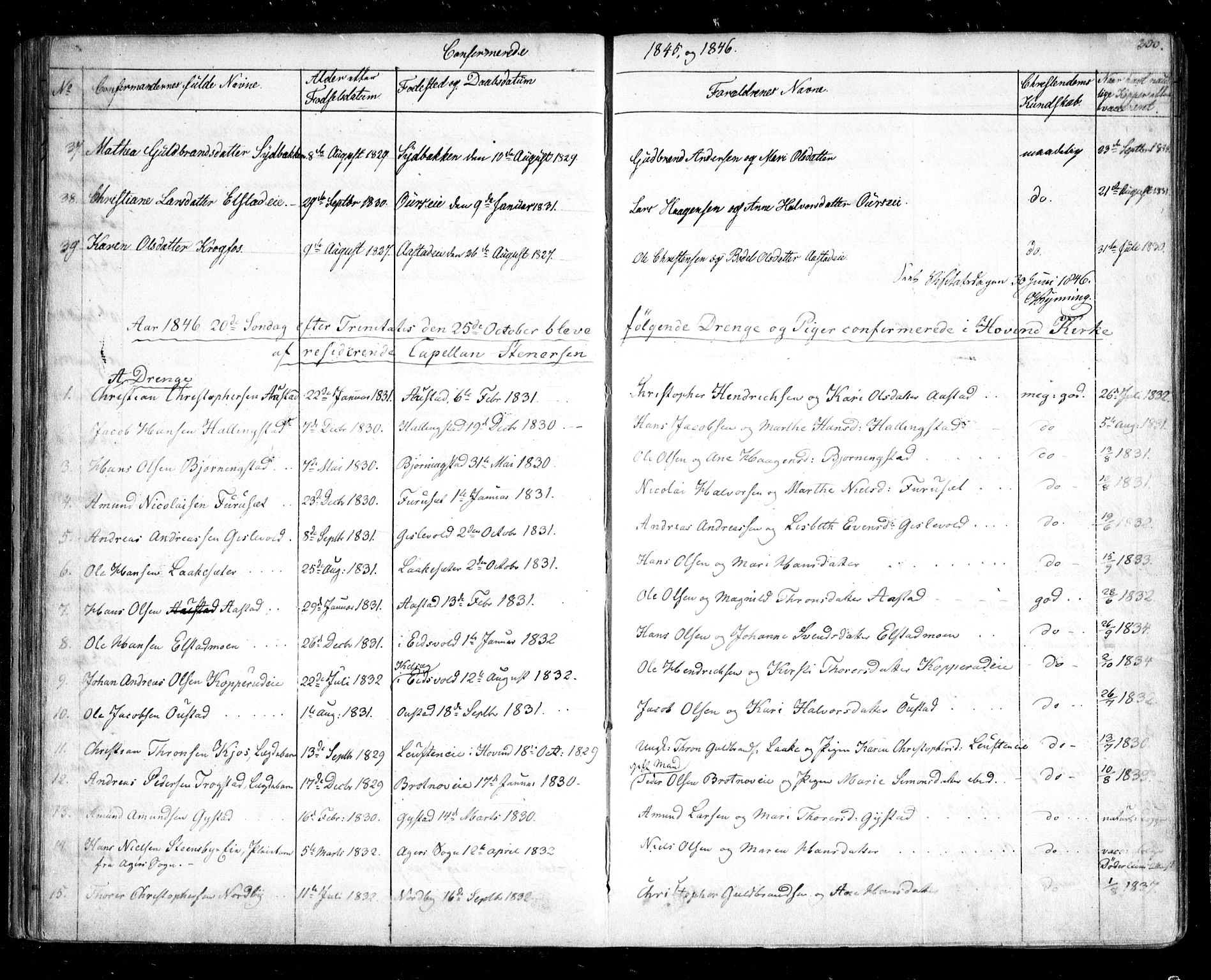 Ullensaker prestekontor Kirkebøker, AV/SAO-A-10236a/F/Fa/L0014.b: Parish register (official) no. I 14B, 1836-1850, p. 300