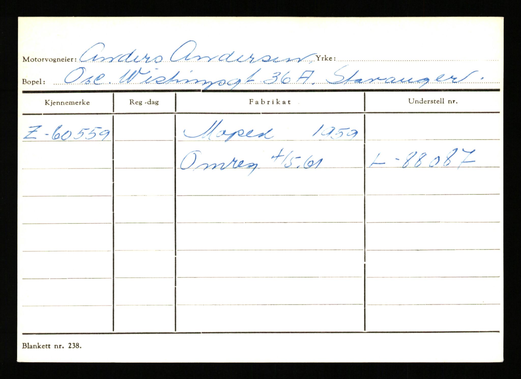 Stavanger trafikkstasjon, AV/SAST-A-101942/0/G/L0007: Registreringsnummer: 49019 - 67460, 1930-1971, p. 2389