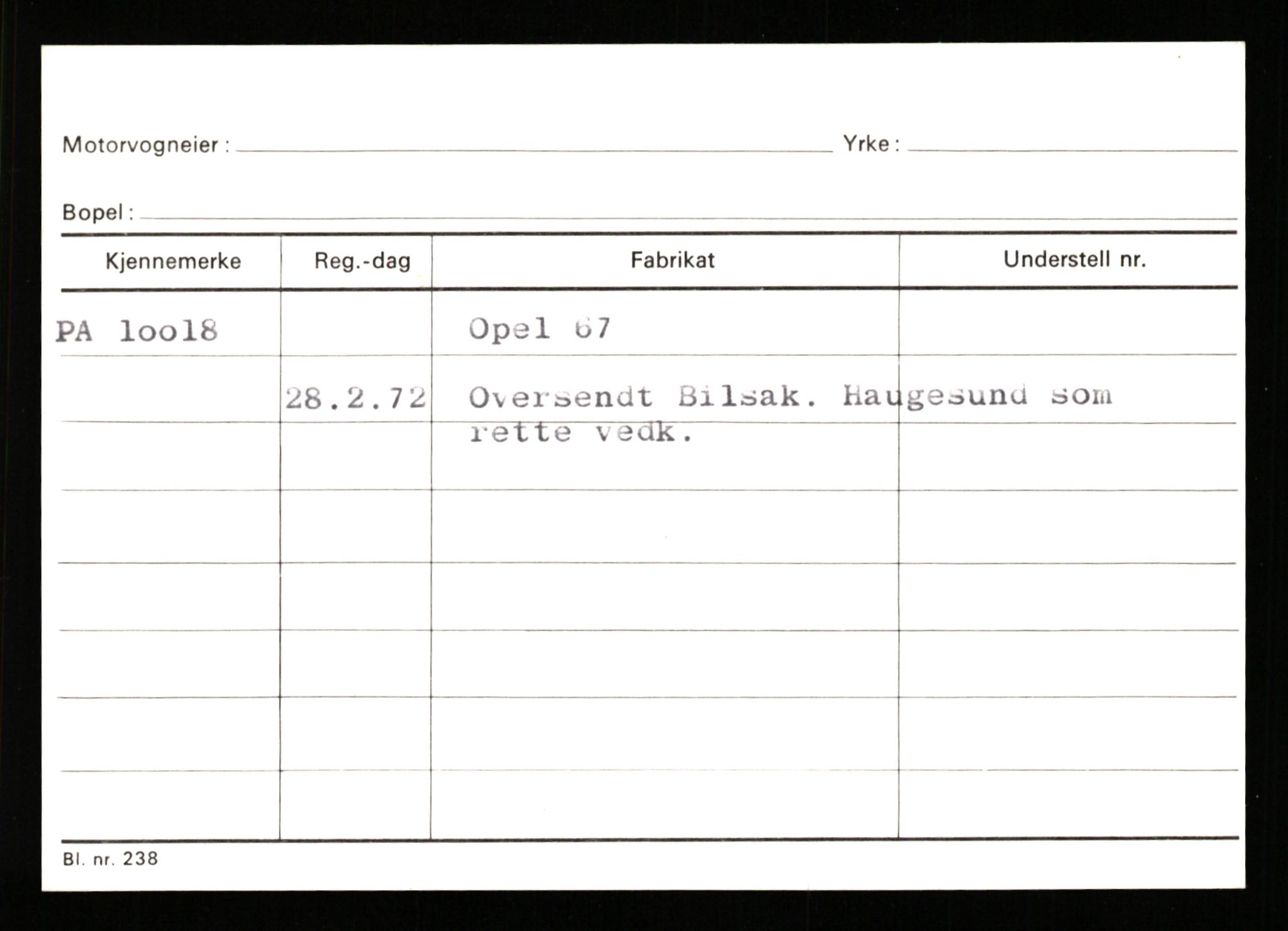 Stavanger trafikkstasjon, AV/SAST-A-101942/0/G/L0002: Registreringsnummer: 5791 - 10405, 1930-1971, p. 2775