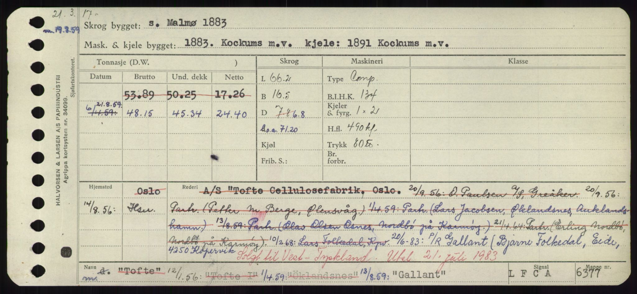 Sjøfartsdirektoratet med forløpere, Skipsmålingen, AV/RA-S-1627/H/Hd/L0012: Fartøy, G-Glø, p. 27