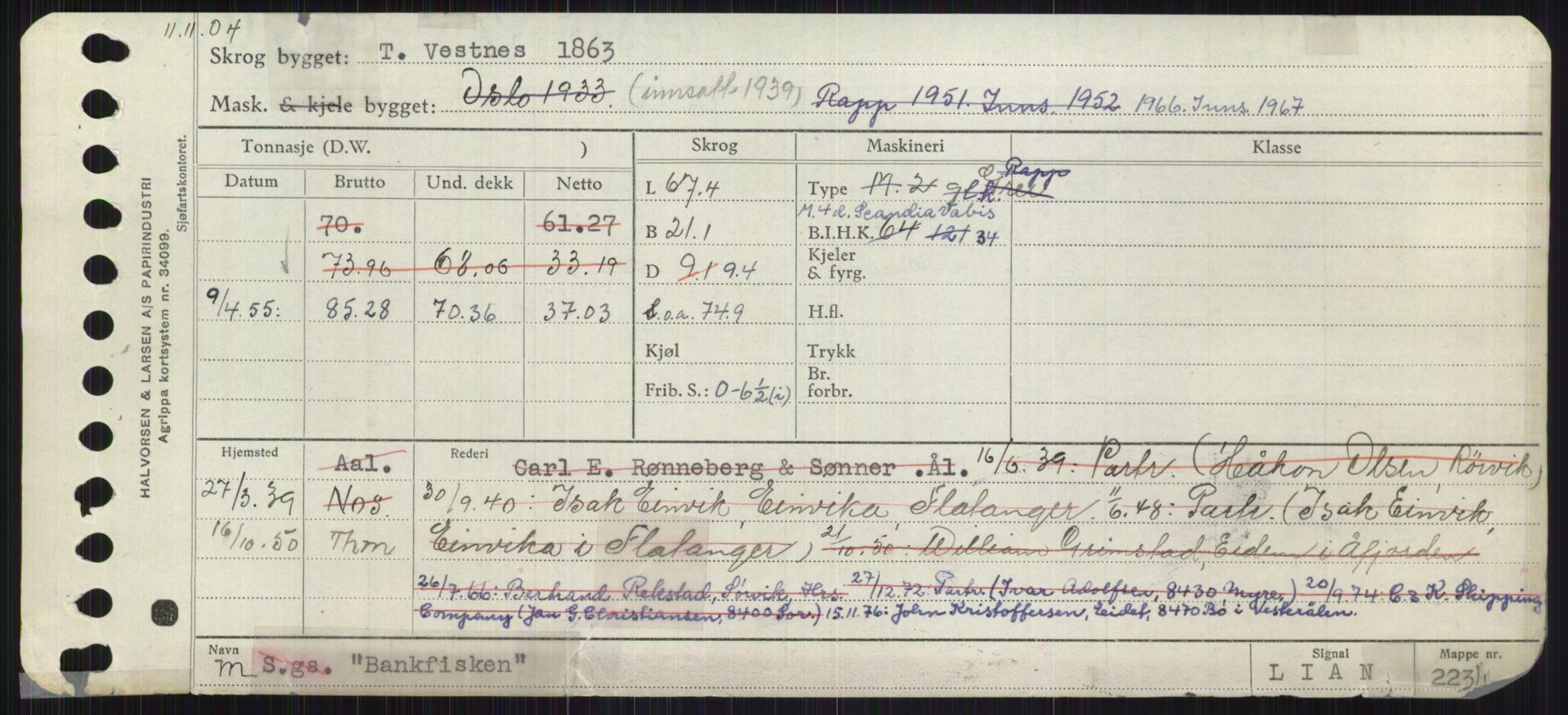 Sjøfartsdirektoratet med forløpere, Skipsmålingen, RA/S-1627/H/Ha/L0001/0001: Fartøy, A-Eig / Fartøy A-Bjøn, p. 645