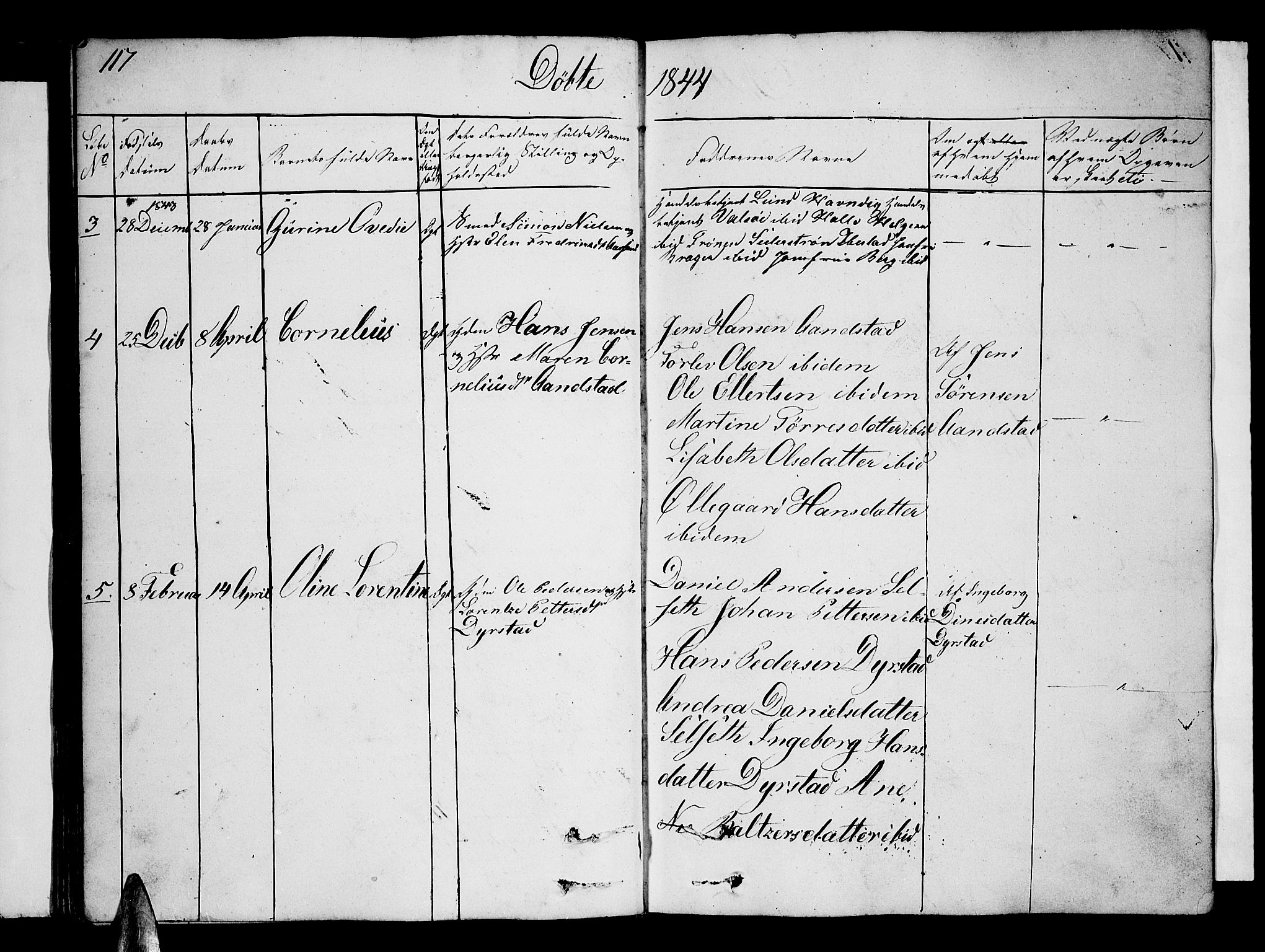 Ibestad sokneprestembete, SATØ/S-0077/H/Ha/Hab/L0003klokker: Parish register (copy) no. 3, 1833-1852, p. 117