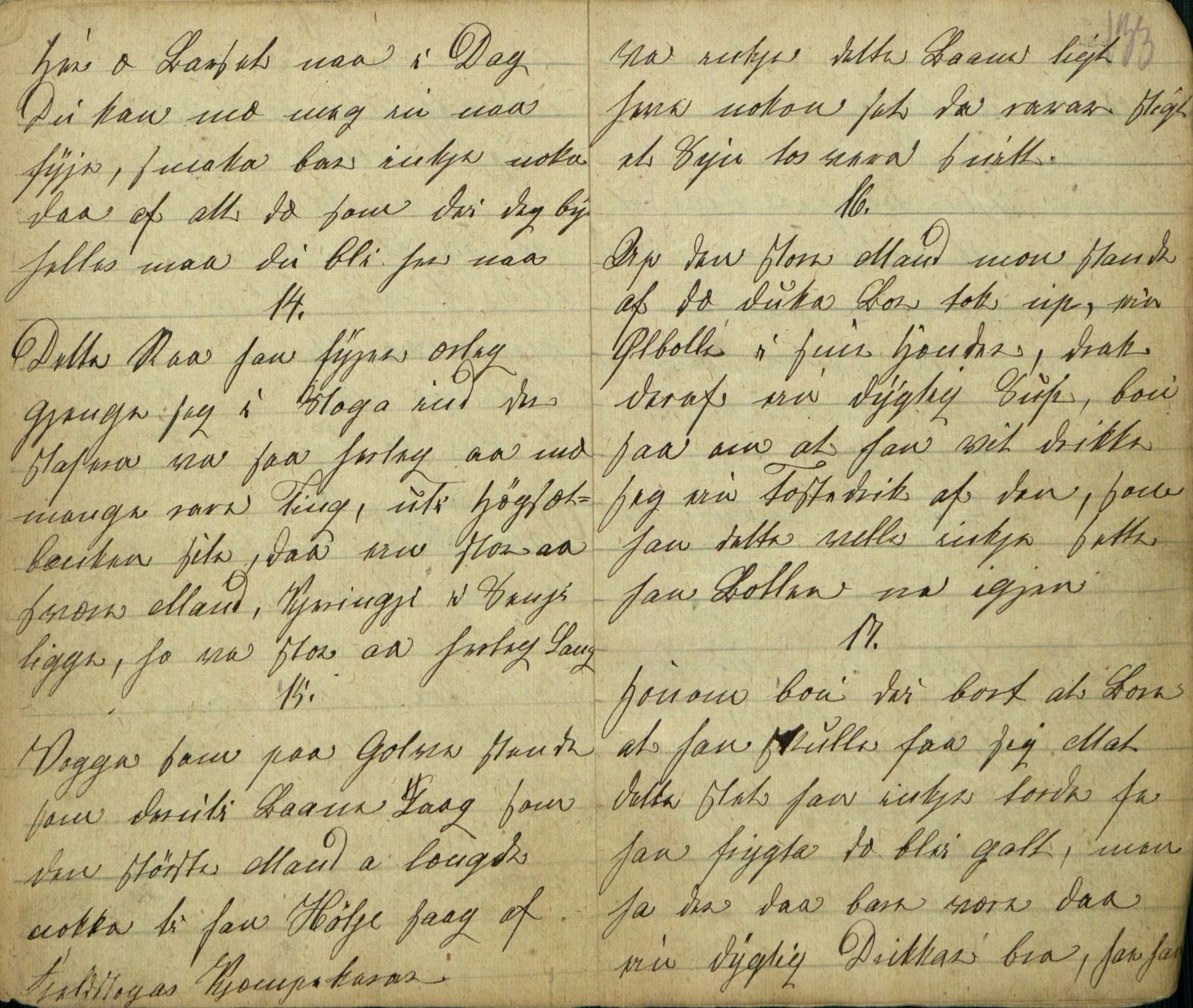 Rikard Berge, TEMU/TGM-A-1003/F/L0005/0018: 160-200 / 177 Handskriven visebok. Tilhører Aasheim af Sigjords Præstegjeld, 1870. Vise, 1870, p. 132-133