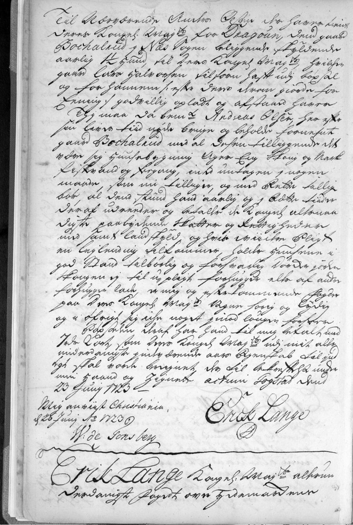 Hedemarken fogderi, AV/SAH-FOGDH-001/F/Fb/Fba/L0001: Bygselprotokoll, 1711-1797, p. 13b