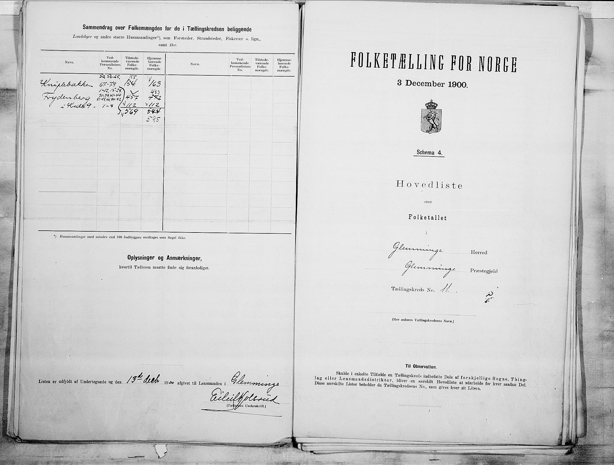 SAO, 1900 census for Glemmen, 1900, p. 24