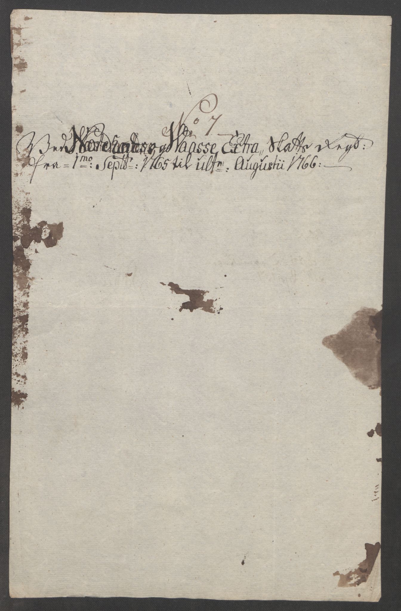 Rentekammeret inntil 1814, Reviderte regnskaper, Fogderegnskap, RA/EA-4092/R51/L3303: Ekstraskatten Nordhordland og Voss, 1762-1772, p. 141
