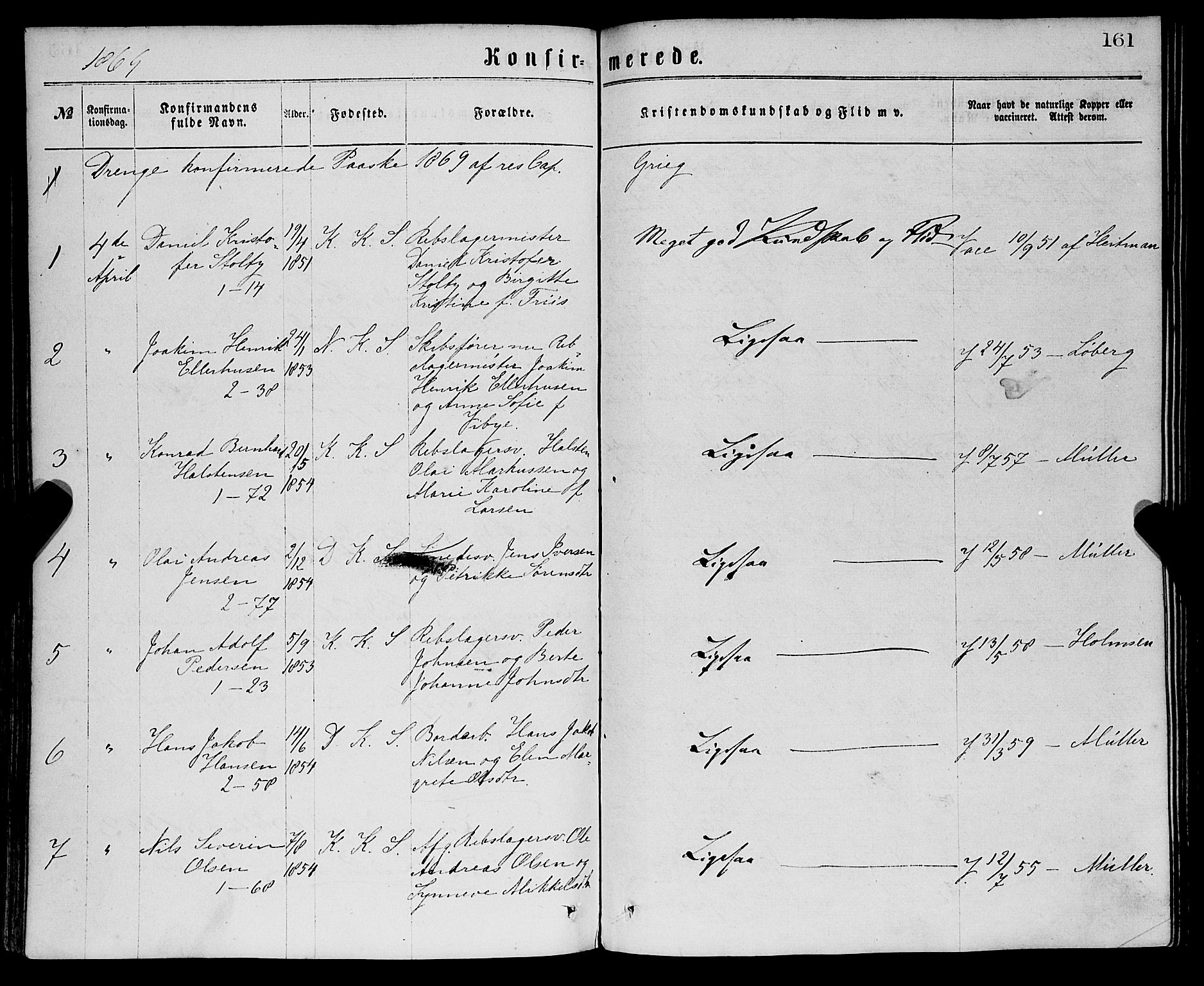Sandviken Sokneprestembete, SAB/A-77601/H/Ha/L0001: Parish register (official) no. A 1, 1867-1877, p. 161