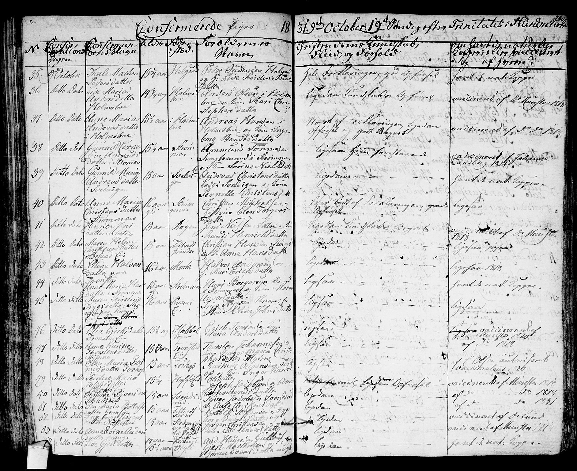 Hurum kirkebøker, SAKO/A-229/F/Fa/L0010: Parish register (official) no. 10, 1827-1846, p. 240