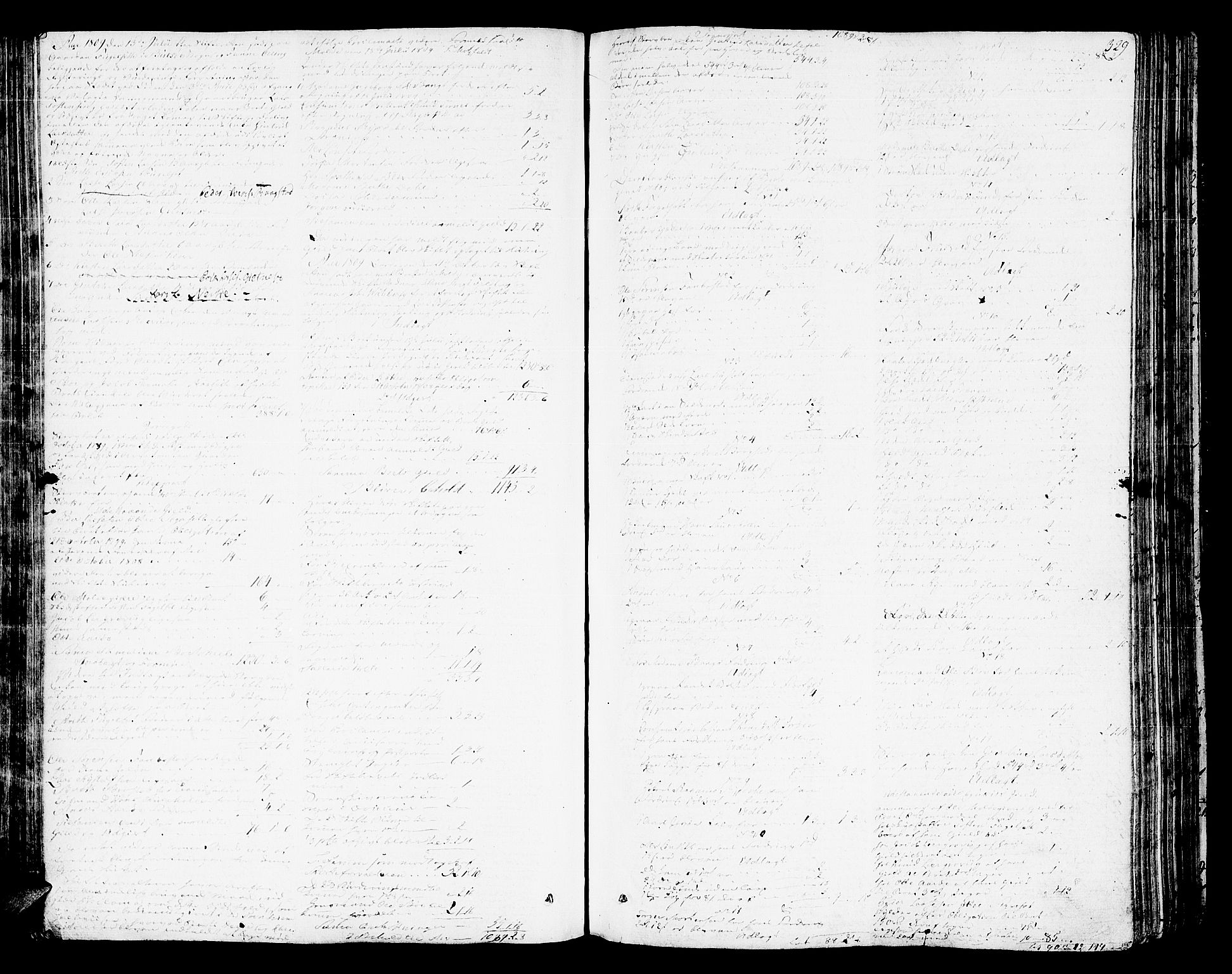 Romsdal sorenskriveri, SAT/A-4149/1/3/3A/L0013: Skifteprotokoll, 1802-1812, p. 328b-329a