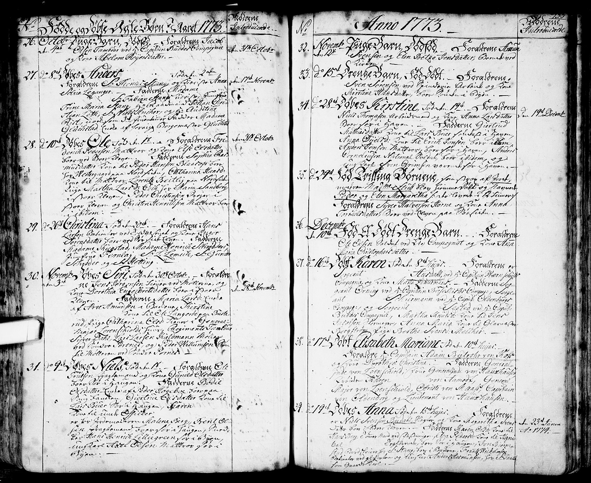 Halden prestekontor Kirkebøker, SAO/A-10909/F/Fa/L0001: Parish register (official) no. I 1, 1758-1791, p. 154-155