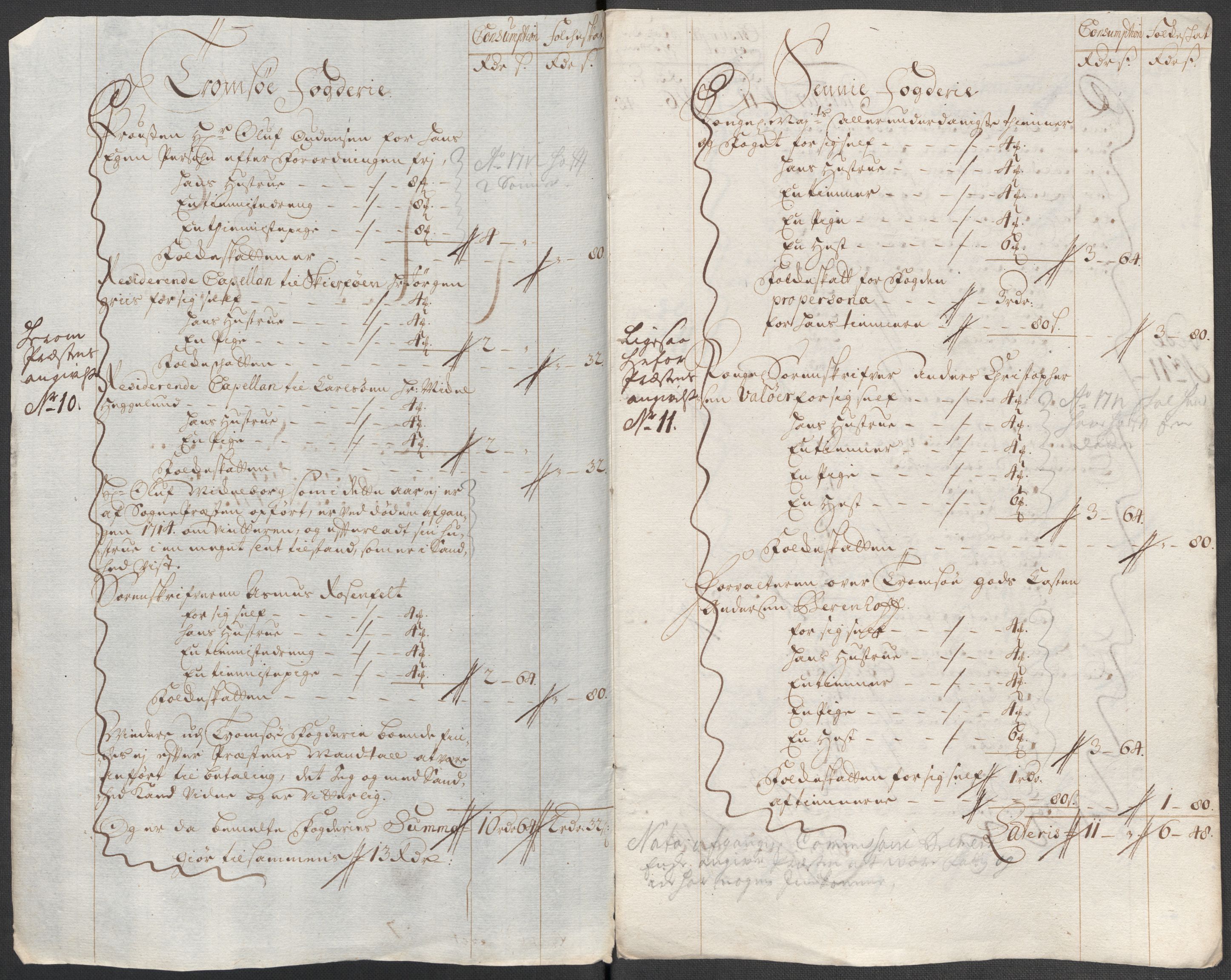 Rentekammeret inntil 1814, Reviderte regnskaper, Fogderegnskap, RA/EA-4092/R68/L4761: Fogderegnskap Senja og Troms, 1715, p. 95