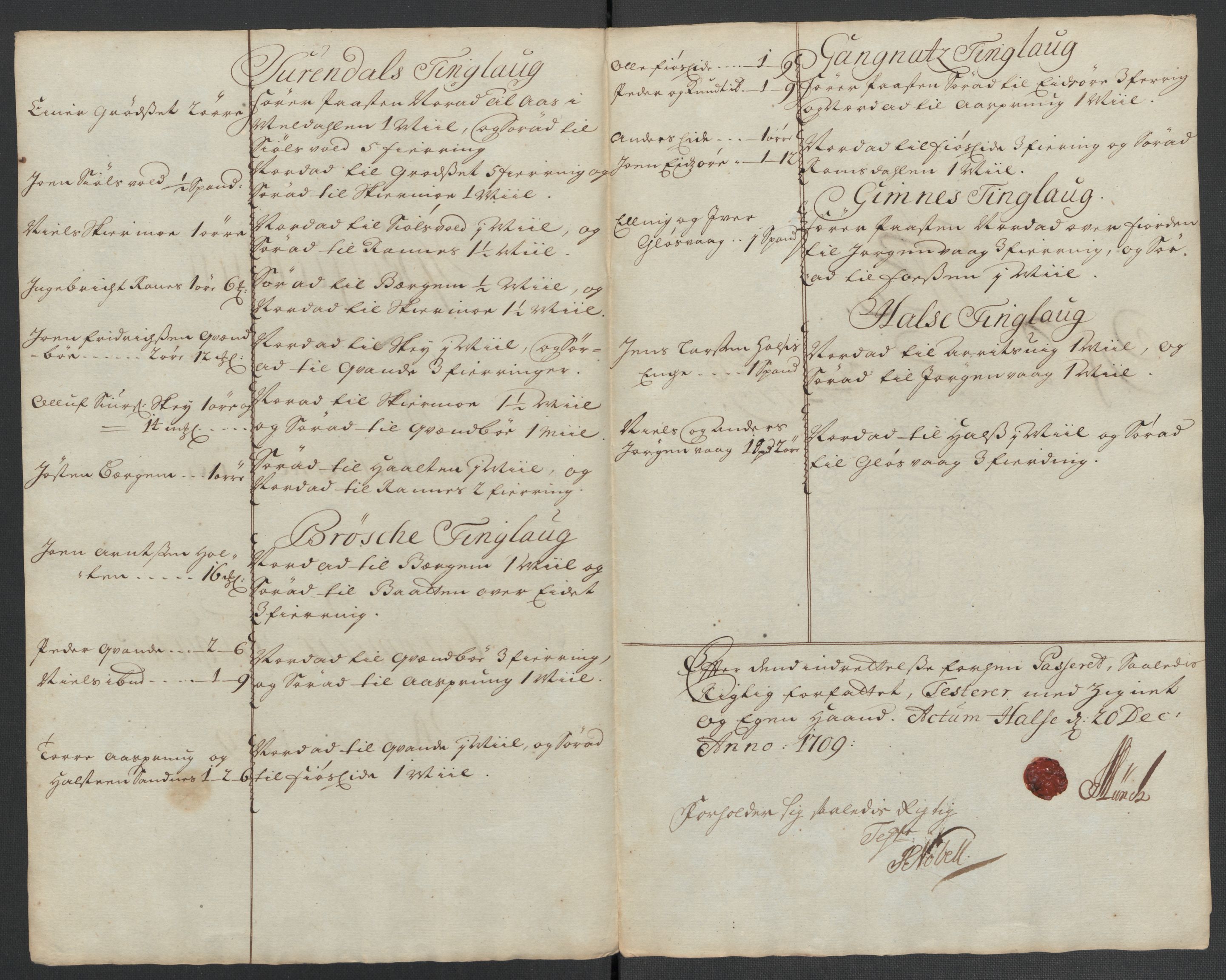 Rentekammeret inntil 1814, Reviderte regnskaper, Fogderegnskap, RA/EA-4092/R56/L3744: Fogderegnskap Nordmøre, 1709-1710, p. 125