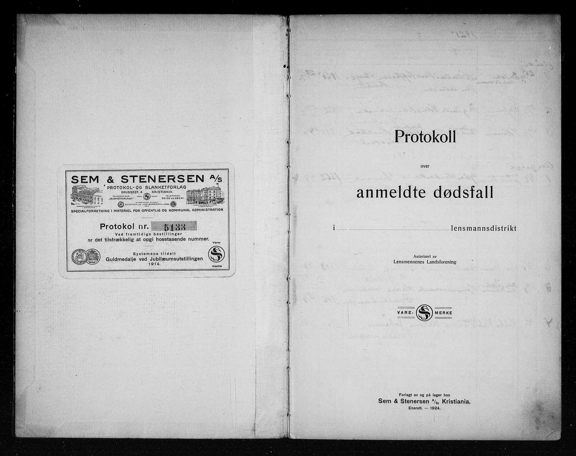 Nannestad lensmannskontor, SAO/A-10922/H/Ha/L0001: Dødsfallsprotokoller, 1925-1935