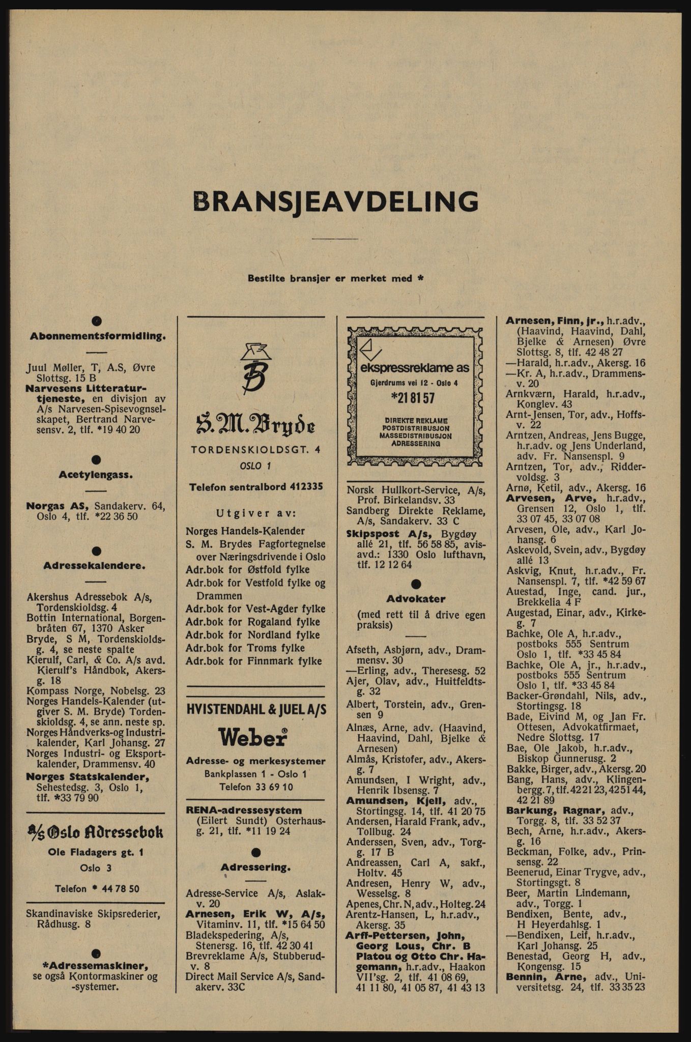 Kristiania/Oslo adressebok, PUBL/-, 1977-1978, p. 9