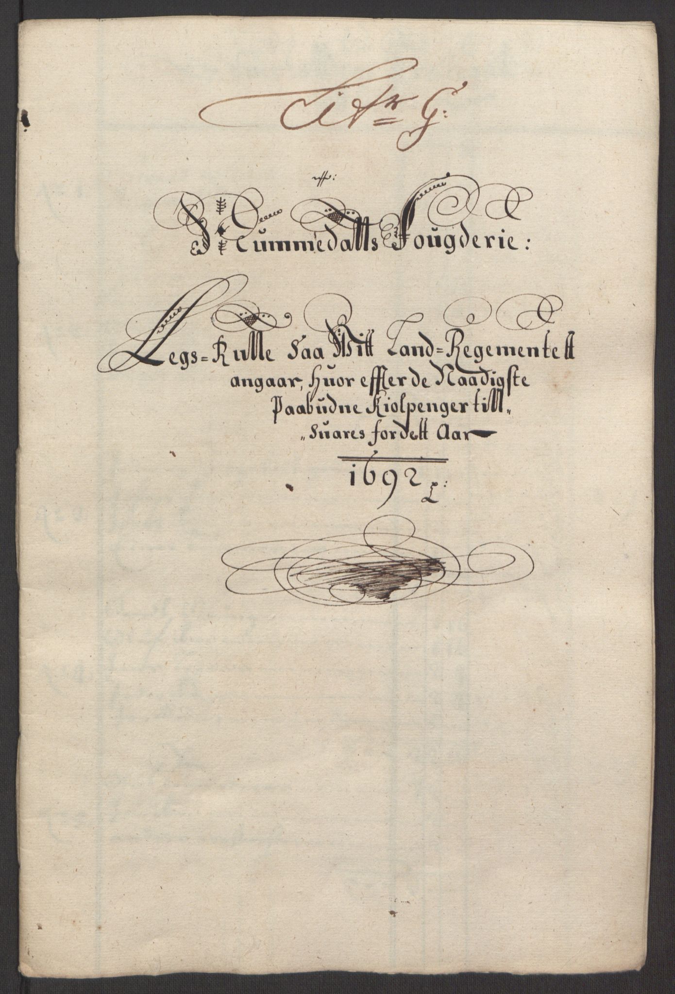 Rentekammeret inntil 1814, Reviderte regnskaper, Fogderegnskap, AV/RA-EA-4092/R64/L4424: Fogderegnskap Namdal, 1692-1695, p. 40