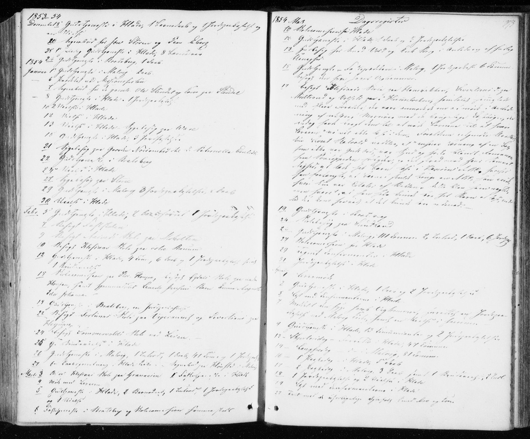 Ministerialprotokoller, klokkerbøker og fødselsregistre - Sør-Trøndelag, SAT/A-1456/606/L0291: Parish register (official) no. 606A06, 1848-1856, p. 373