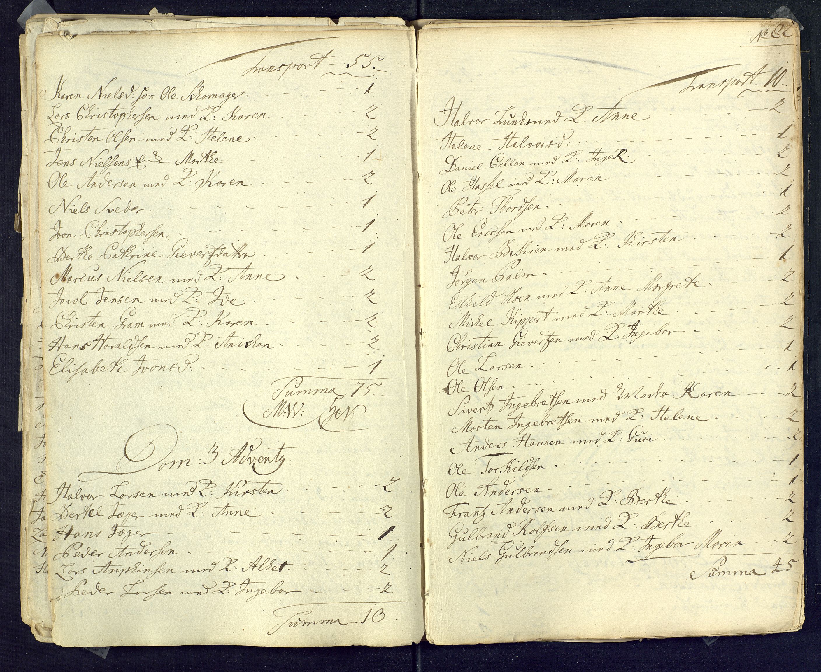 Kongsberg kirkebøker, SAKO/A-22/M/Ma/L0001: Communicants register no. 1, 1731-1739, p. 82