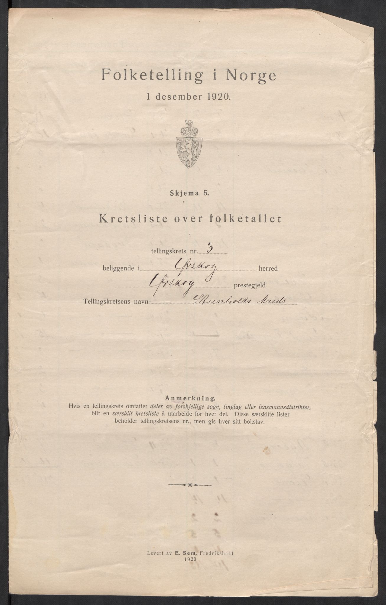 SAT, 1920 census for Ørskog, 1920, p. 13