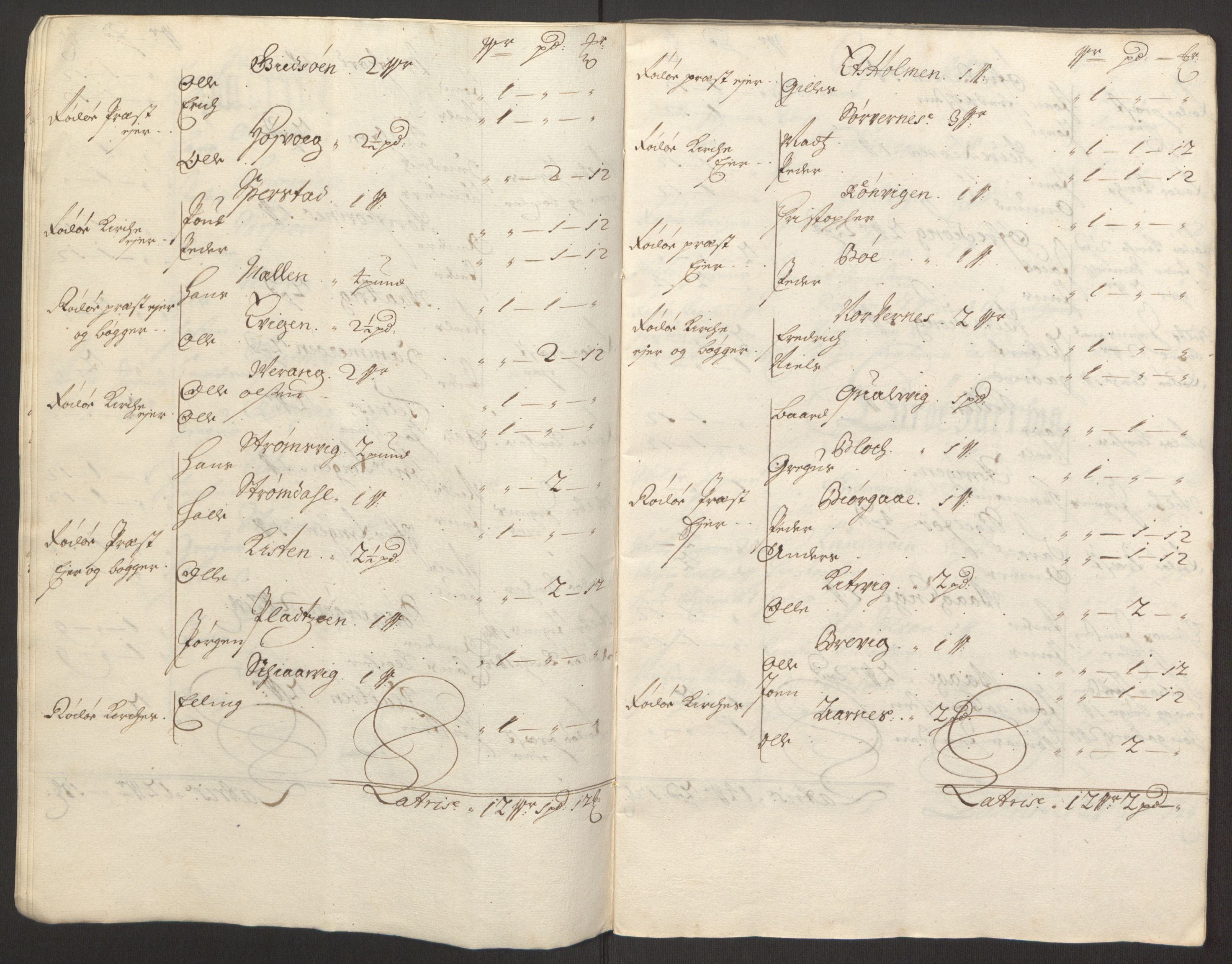 Rentekammeret inntil 1814, Reviderte regnskaper, Fogderegnskap, AV/RA-EA-4092/R65/L4505: Fogderegnskap Helgeland, 1693-1696, p. 290