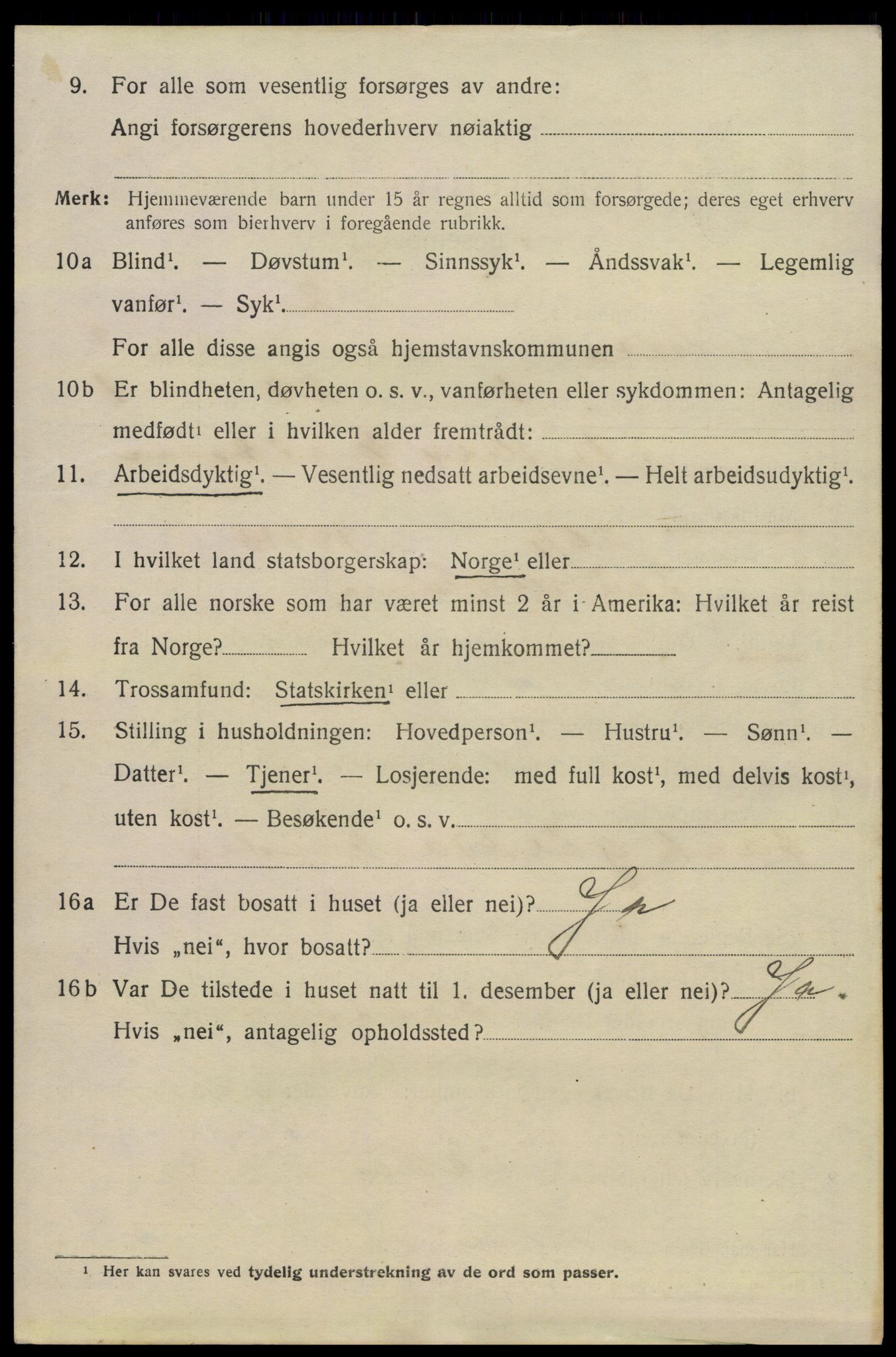 SAKO, 1920 census for Sauherad, 1920, p. 2878