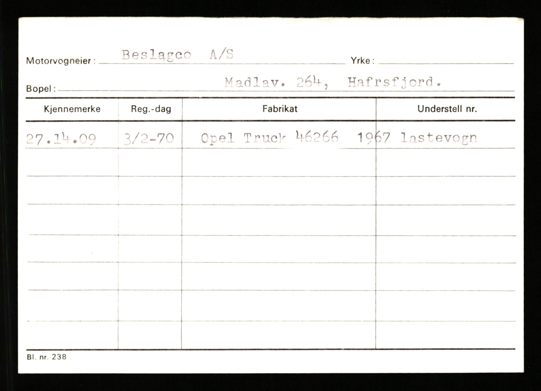 Stavanger trafikkstasjon, AV/SAST-A-101942/0/G/L0011: Registreringsnummer: 240000 - 363477, 1930-1971, p. 971