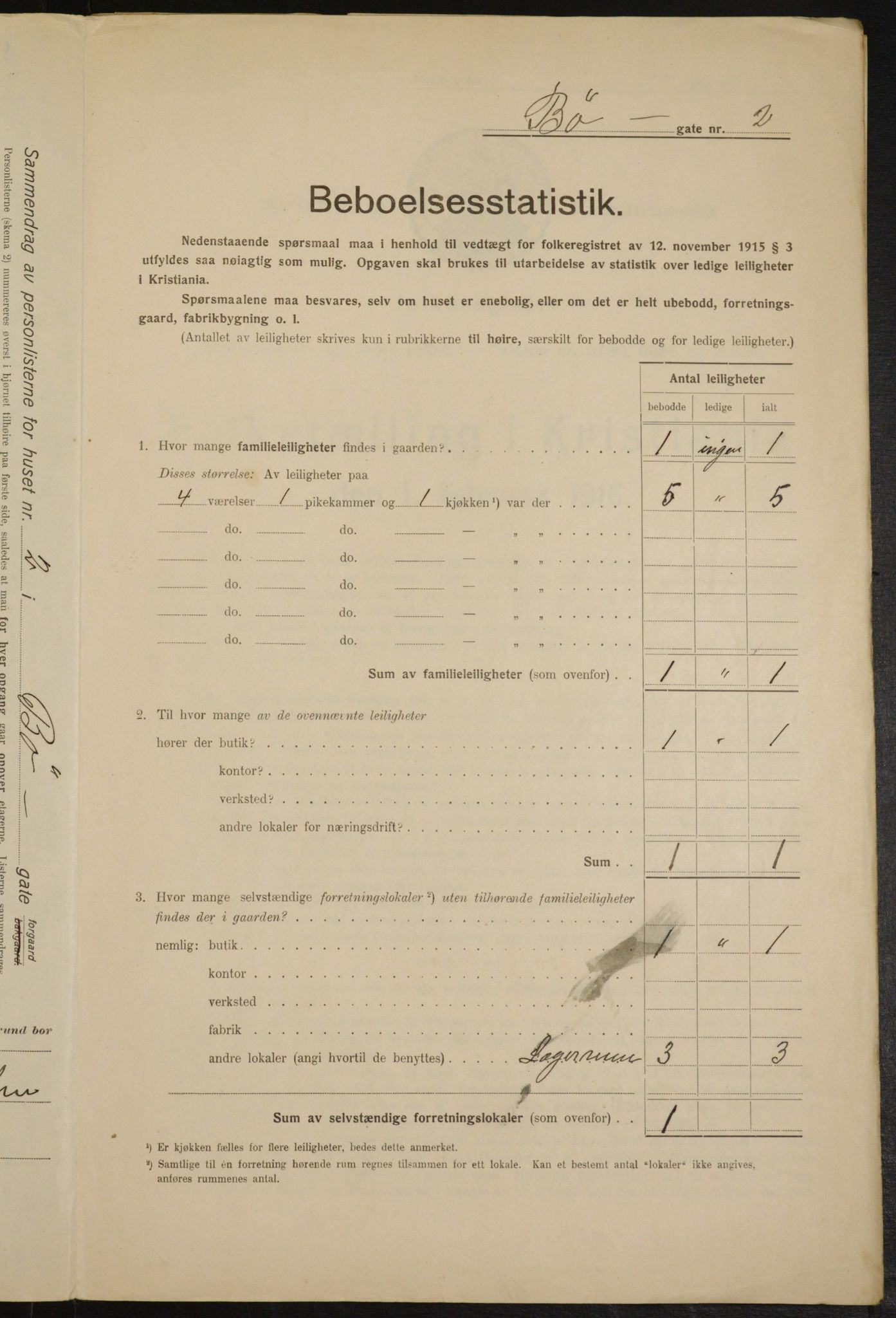 OBA, Municipal Census 1916 for Kristiania, 1916, p. 11178