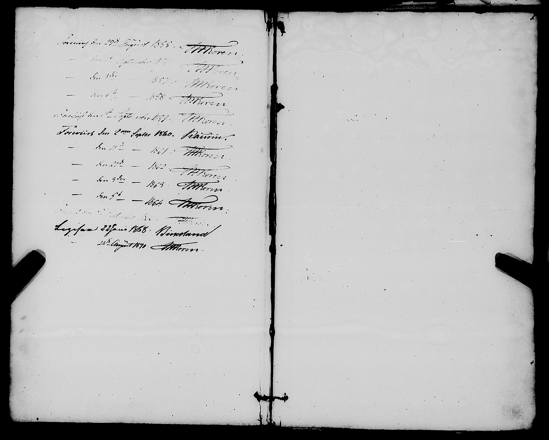 Gloppen sokneprestembete, SAB/A-80101/H/Haa/Haaa/L0009: Parish register (official) no. A 9, 1855-1870