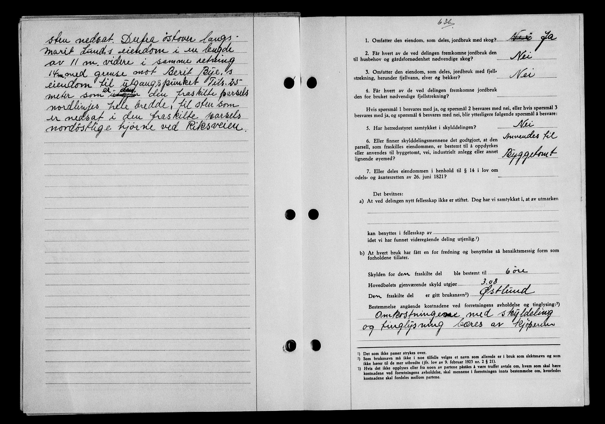 Gauldal sorenskriveri, SAT/A-0014/1/2/2C/L0054: Mortgage book no. 59, 1941-1942, Diary no: : 934/1942