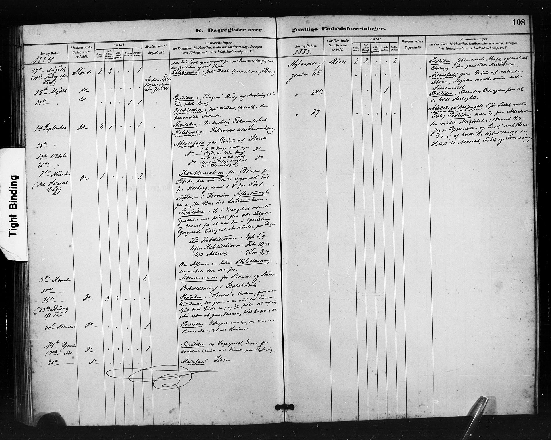 Ministerialprotokoller, klokkerbøker og fødselsregistre - Møre og Romsdal, AV/SAT-A-1454/504/L0056: Parish register (official) no. 504A03, 1884-1904, p. 108