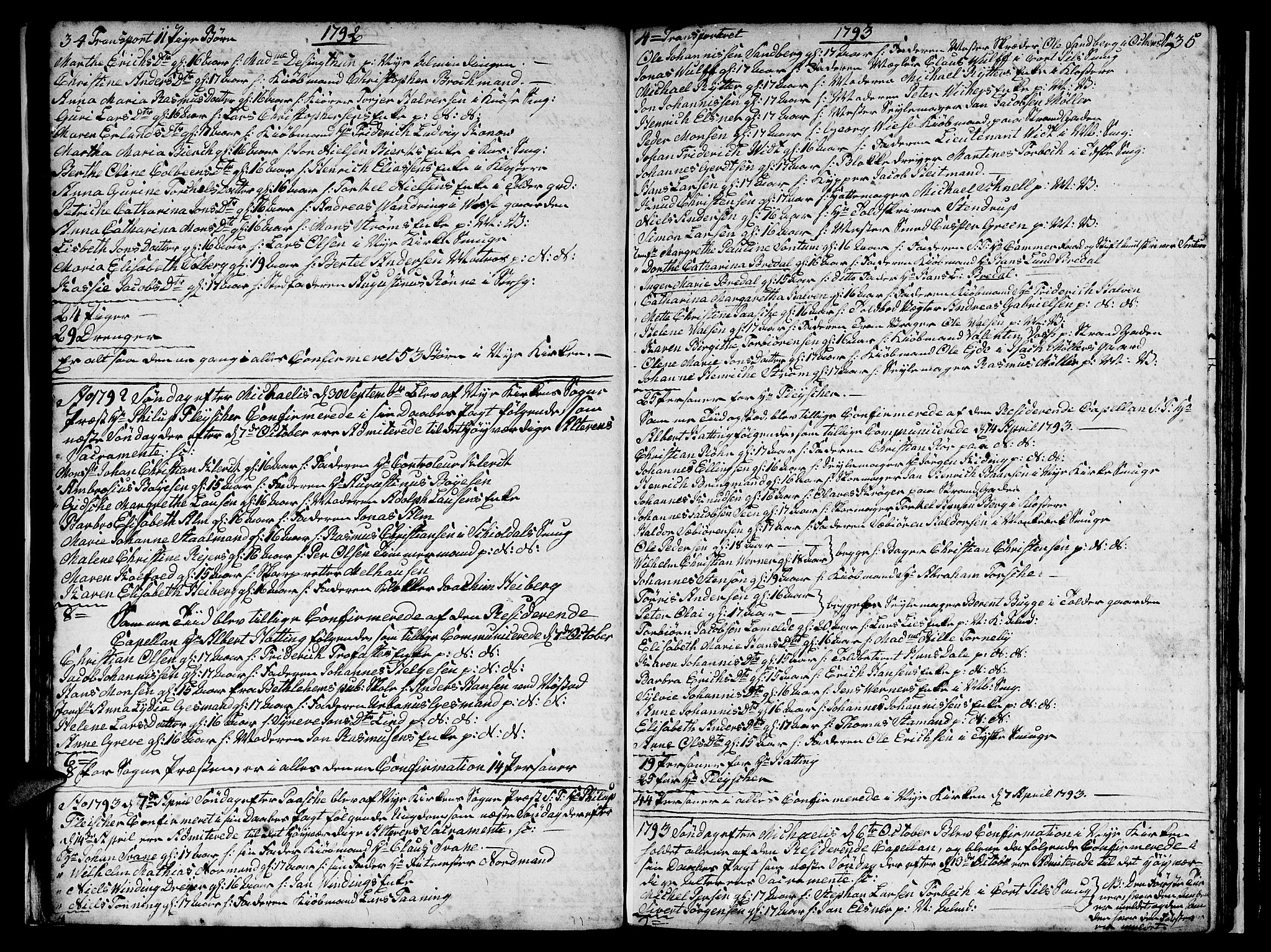 Nykirken Sokneprestembete, SAB/A-77101/H/Hab: Parish register (copy) no. A 1, 1770-1821, p. 34-35