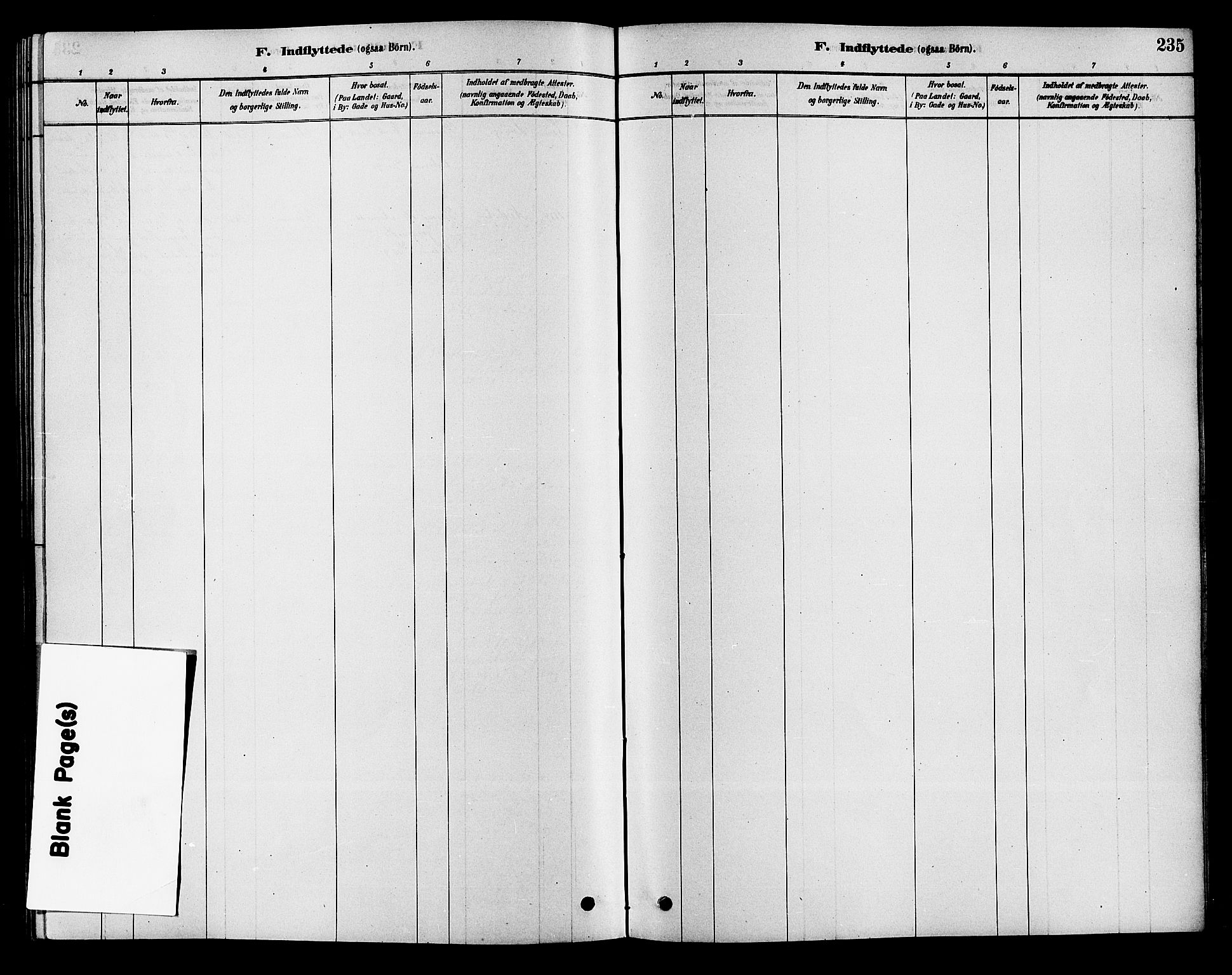 Hole kirkebøker, SAKO/A-228/F/Fa/L0008: Parish register (official) no. I 8, 1878-1891, p. 235
