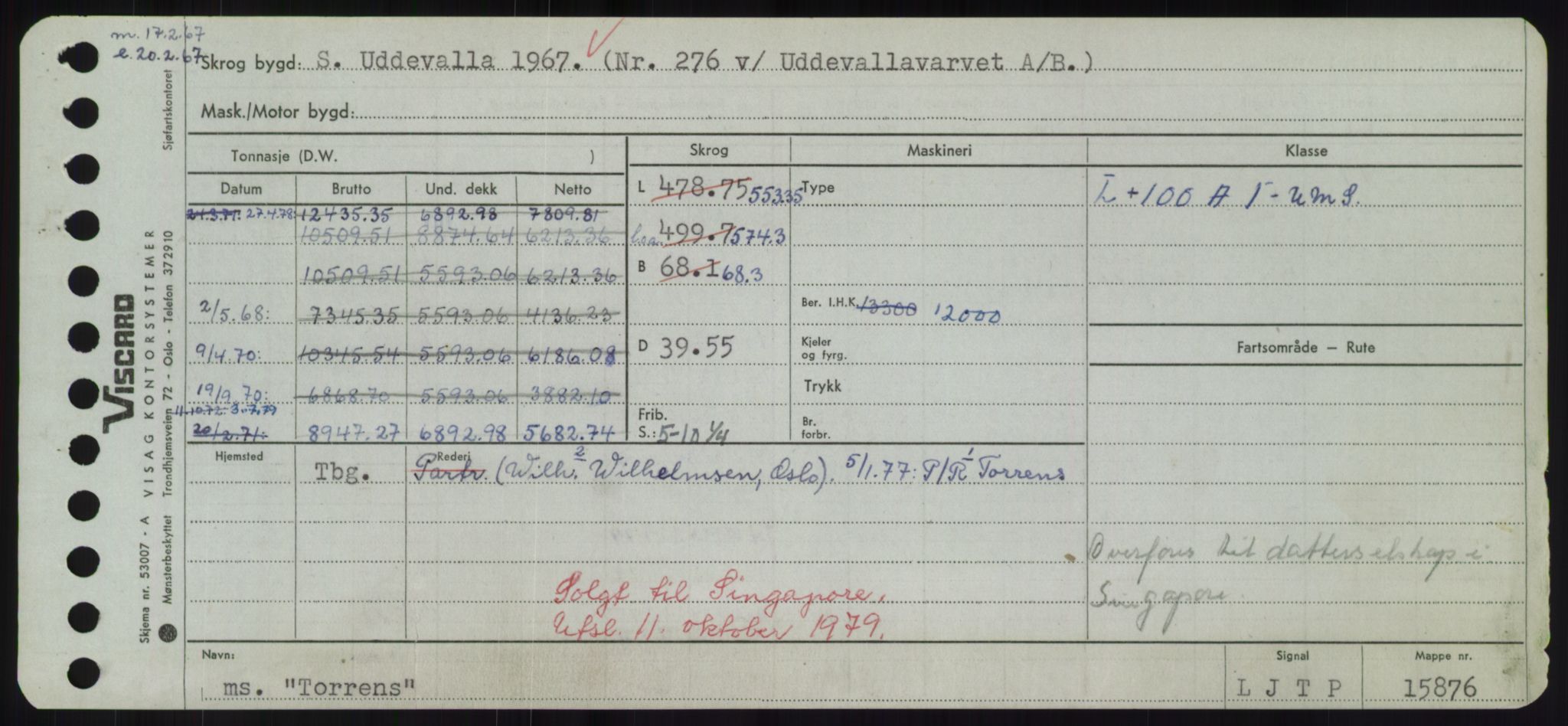 Sjøfartsdirektoratet med forløpere, Skipsmålingen, AV/RA-S-1627/H/Hd/L0039: Fartøy, Ti-Tø, p. 367