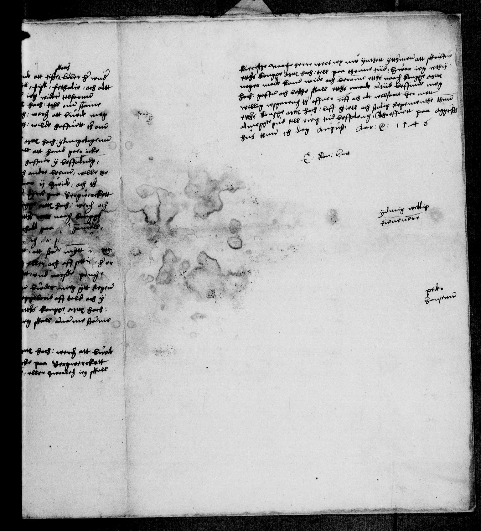 Tyske Kansellis innenrikske avdeling, AV/RA-EA-5864/E/L0003: 4  Bergverkssaker, 1545-1546, p. 101