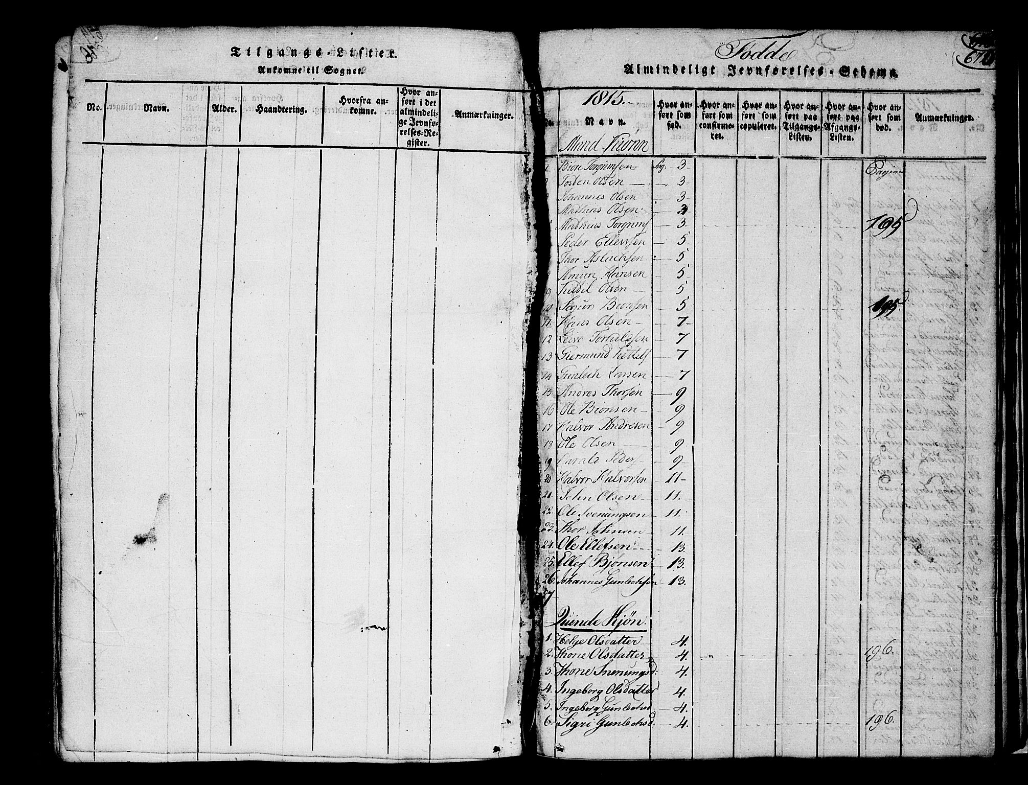 Heddal kirkebøker, SAKO/A-268/F/Fa/L0005: Parish register (official) no. I 5, 1814-1837, p. 669-670