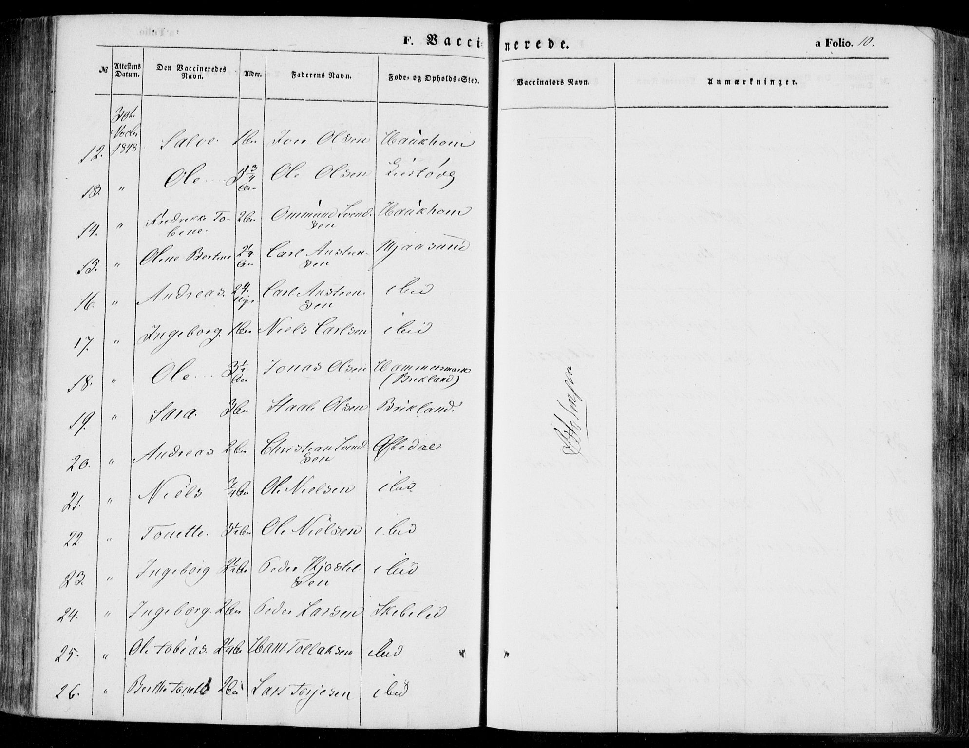 Bakke sokneprestkontor, AV/SAK-1111-0002/F/Fa/Faa/L0005: Parish register (official) no. A 5, 1847-1855, p. 10