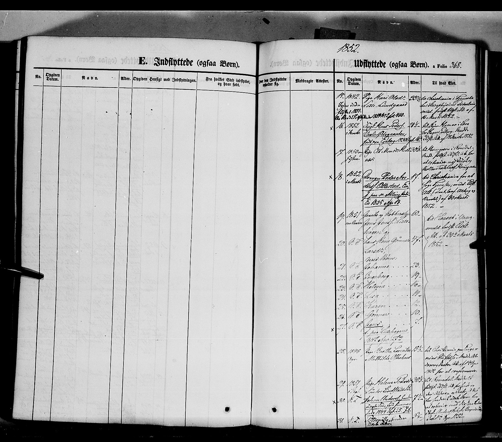 Stange prestekontor, SAH/PREST-002/K/L0011: Parish register (official) no. 11, 1846-1852, p. 368