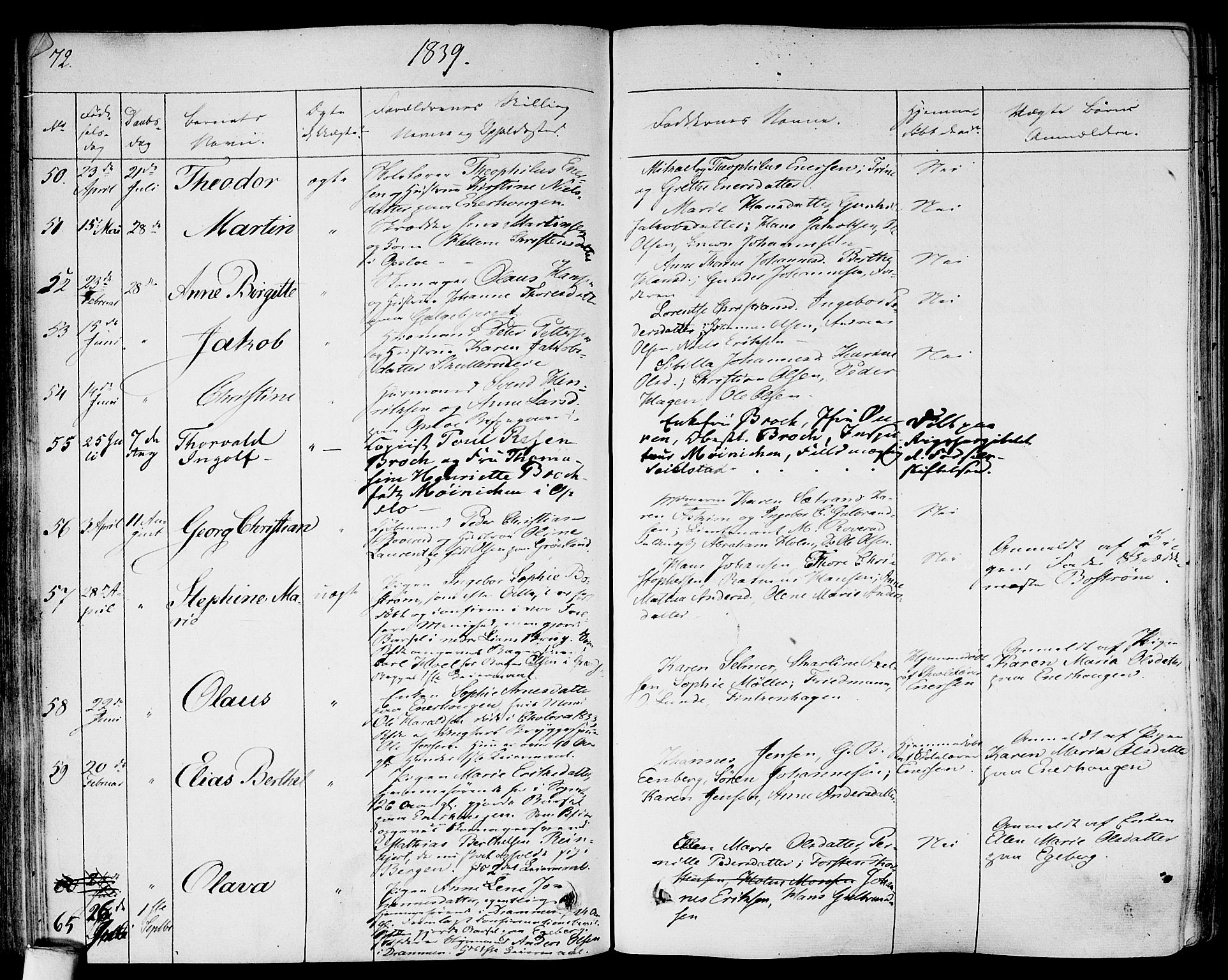 Gamlebyen prestekontor Kirkebøker, AV/SAO-A-10884/F/Fa/L0003: Parish register (official) no. 3, 1829-1849, p. 72