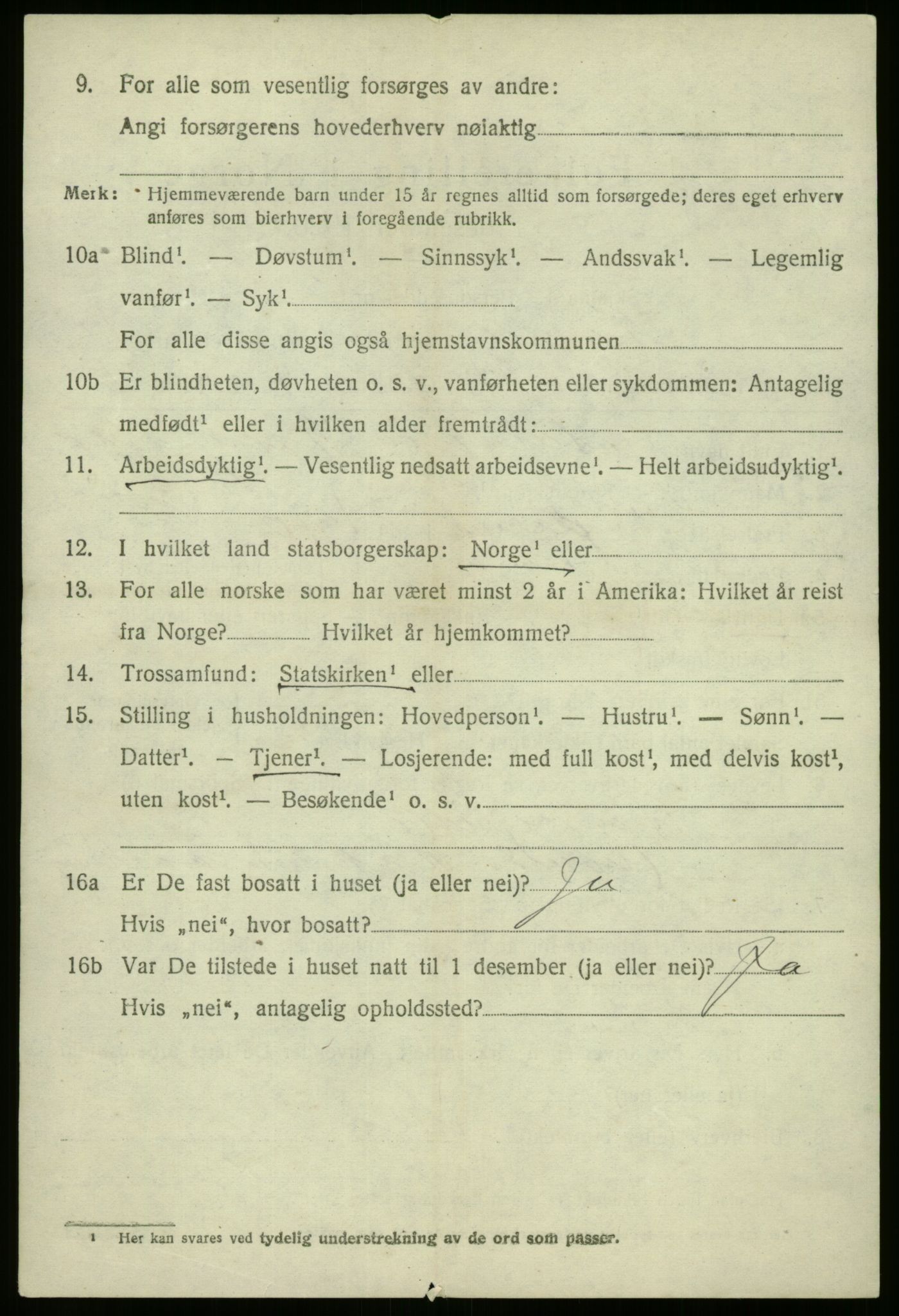 SAB, 1920 census for Kinn, 1920, p. 3678