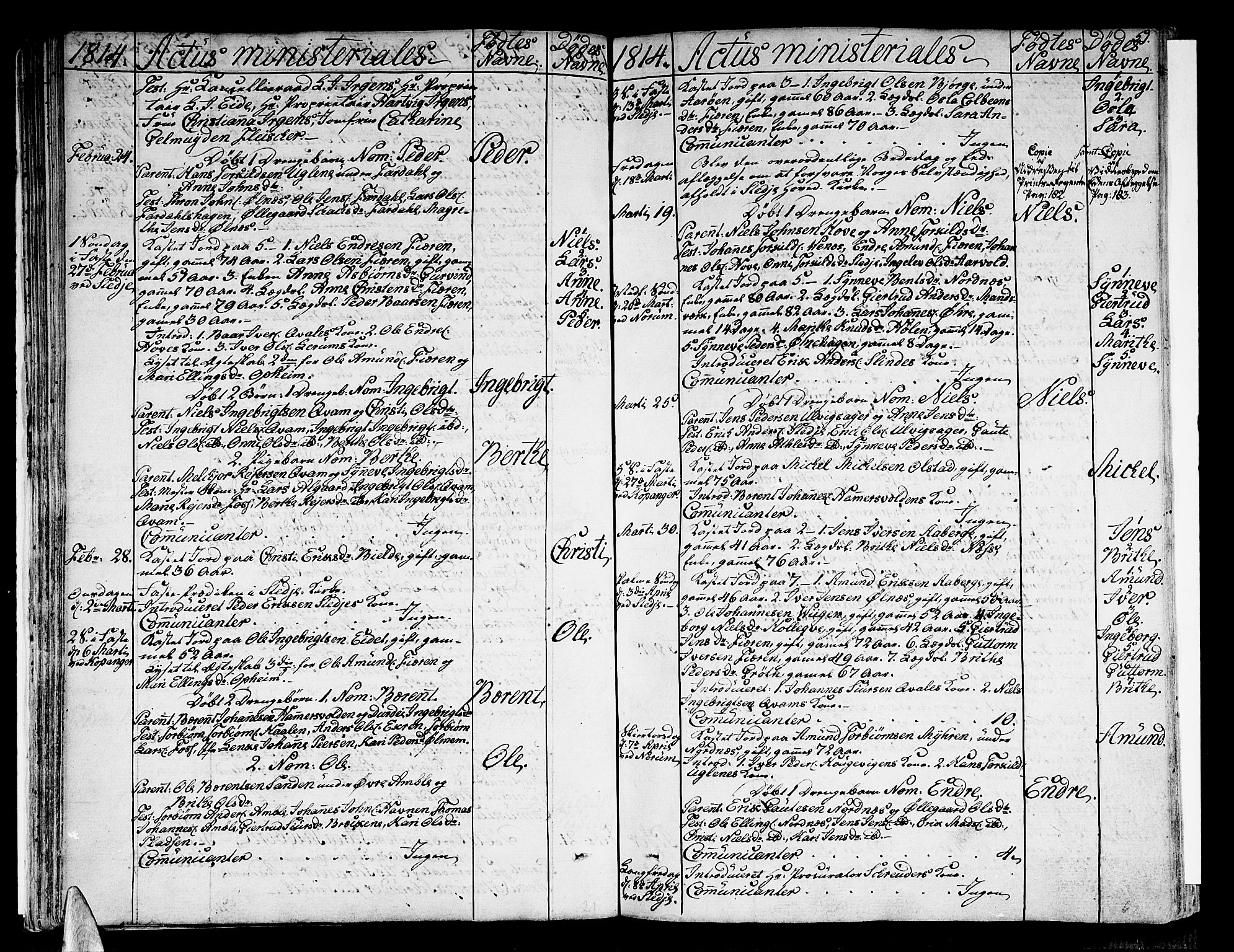 Sogndal sokneprestembete, SAB/A-81301/H/Haa/Haaa/L0009: Parish register (official) no. A 9, 1809-1821, p. 51