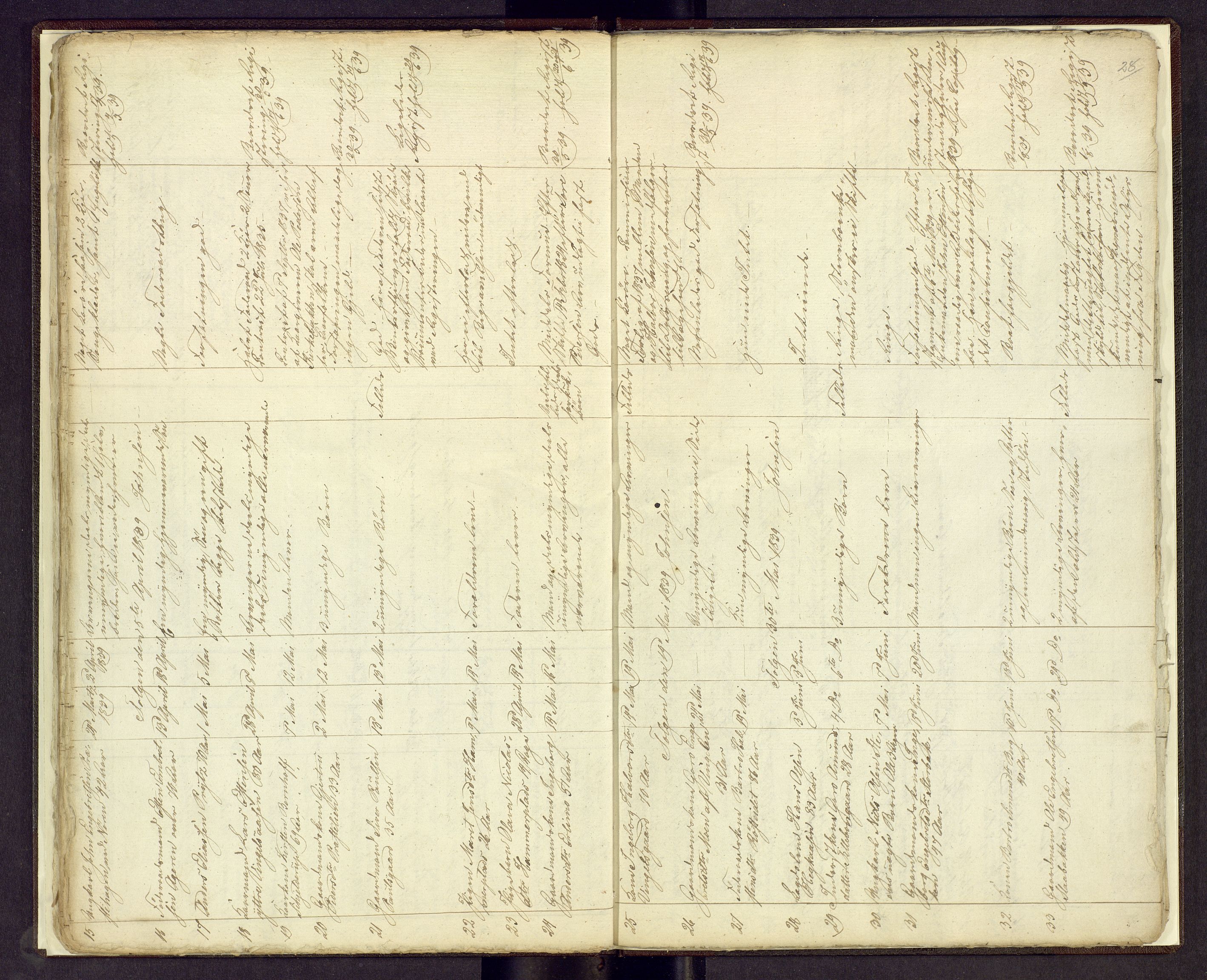 Nord-Østerdal tingrett, AV/SAH-TING-020/J/Jg/L0001/0001: Dødsfallsprotokoller / Dødsfallsprotokoll, 1837-1841