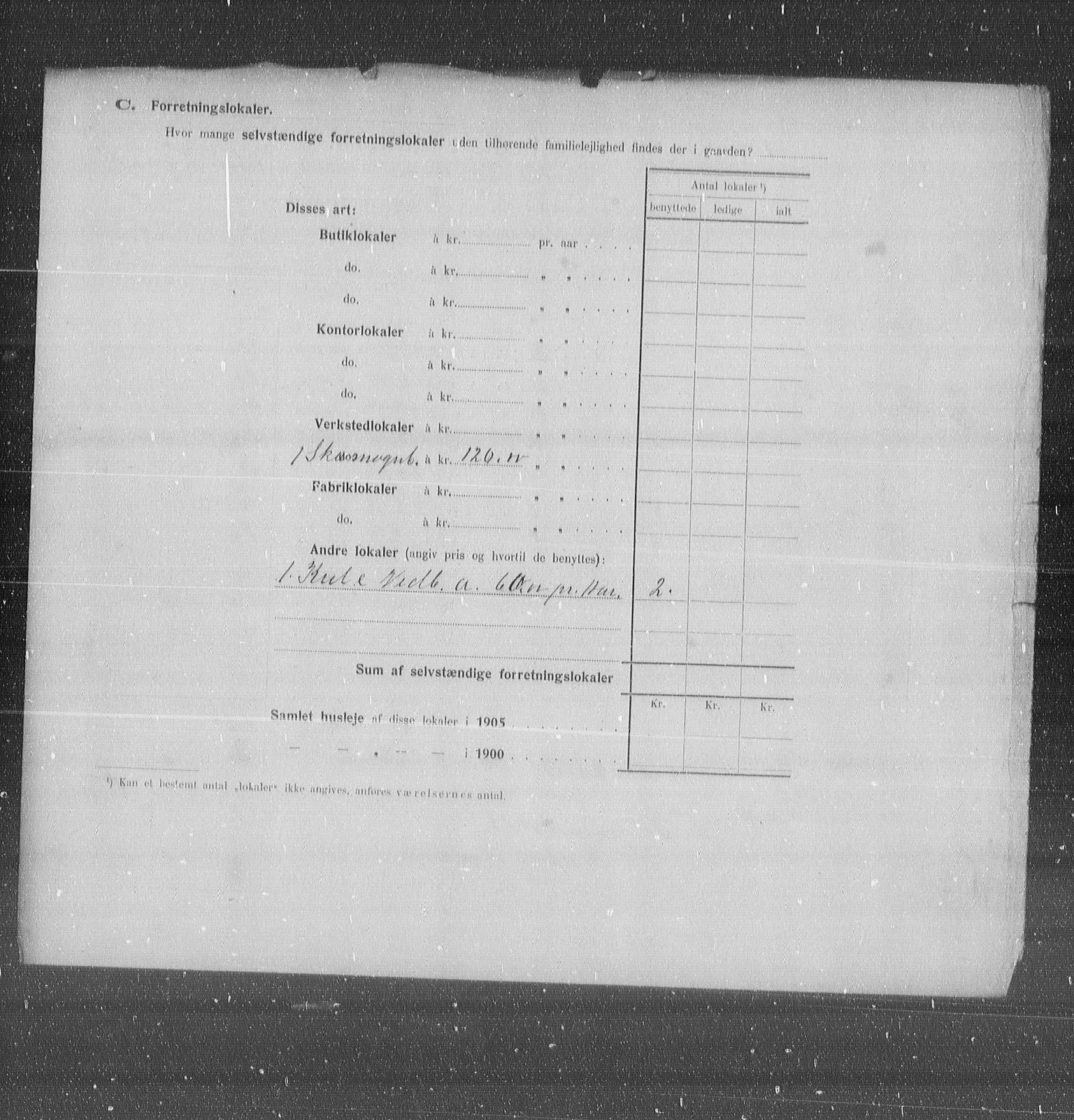 OBA, Municipal Census 1905 for Kristiania, 1905, p. 65249