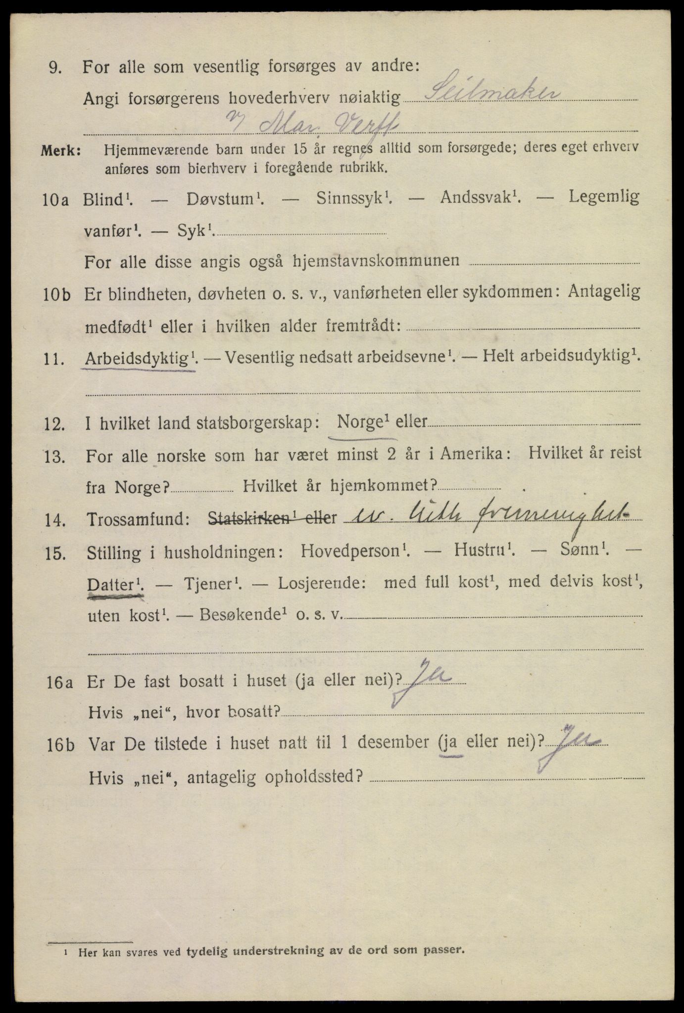 SAKO, 1920 census for Horten, 1920, p. 25846