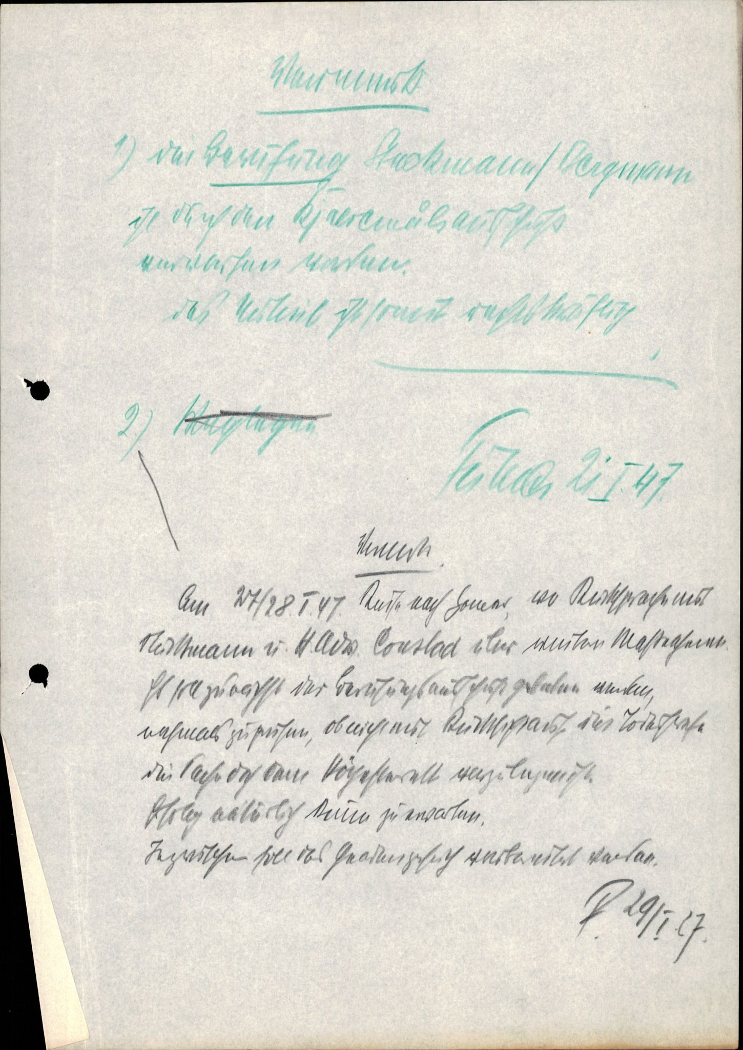 Forsvarets Overkommando. 2 kontor. Arkiv 11.4. Spredte tyske arkivsaker, AV/RA-RAFA-7031/D/Dar/Darc/L0010: FO.II, 1945-1947, p. 33