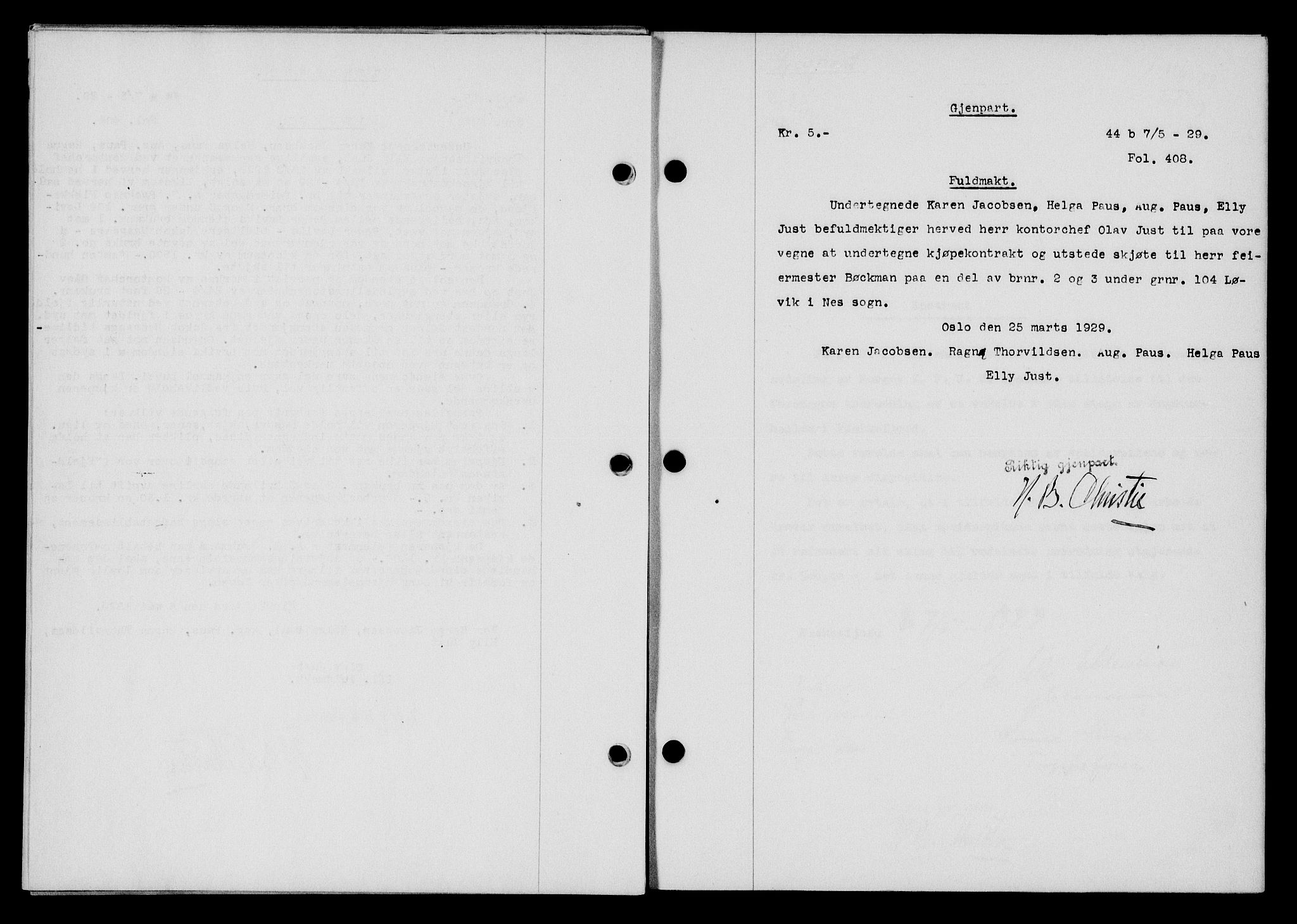 Flekkefjord sorenskriveri, AV/SAK-1221-0001/G/Gb/Gba/L0045: Mortgage book no. 43, 1929-1930, Deed date: 07.05.1929