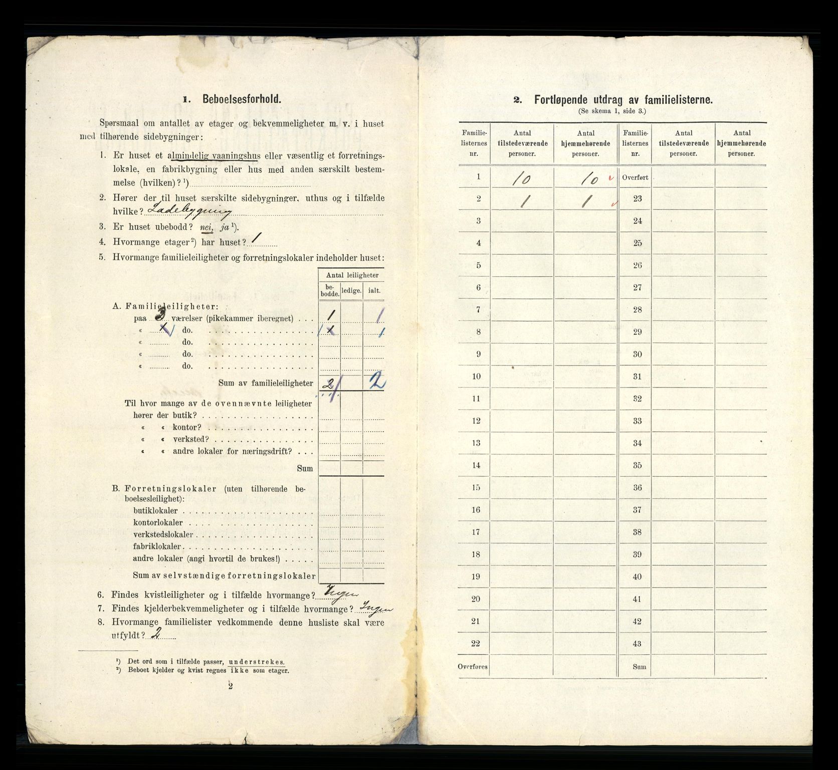 RA, 1910 census for Hølen, 1910, p. 10