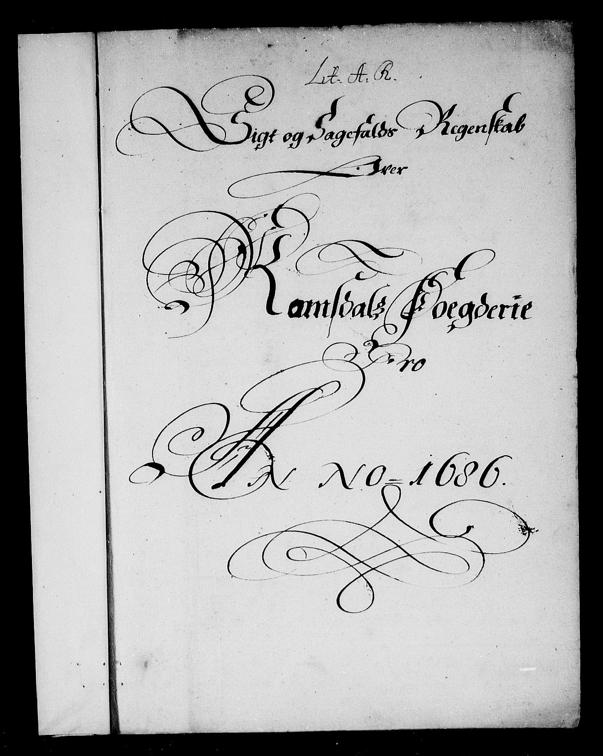 Rentekammeret inntil 1814, Reviderte regnskaper, Stiftamtstueregnskaper, Trondheim stiftamt og Nordland amt, RA/EA-6044/R/Rg/L0084: Trondheim stiftamt og Nordland amt, 1686