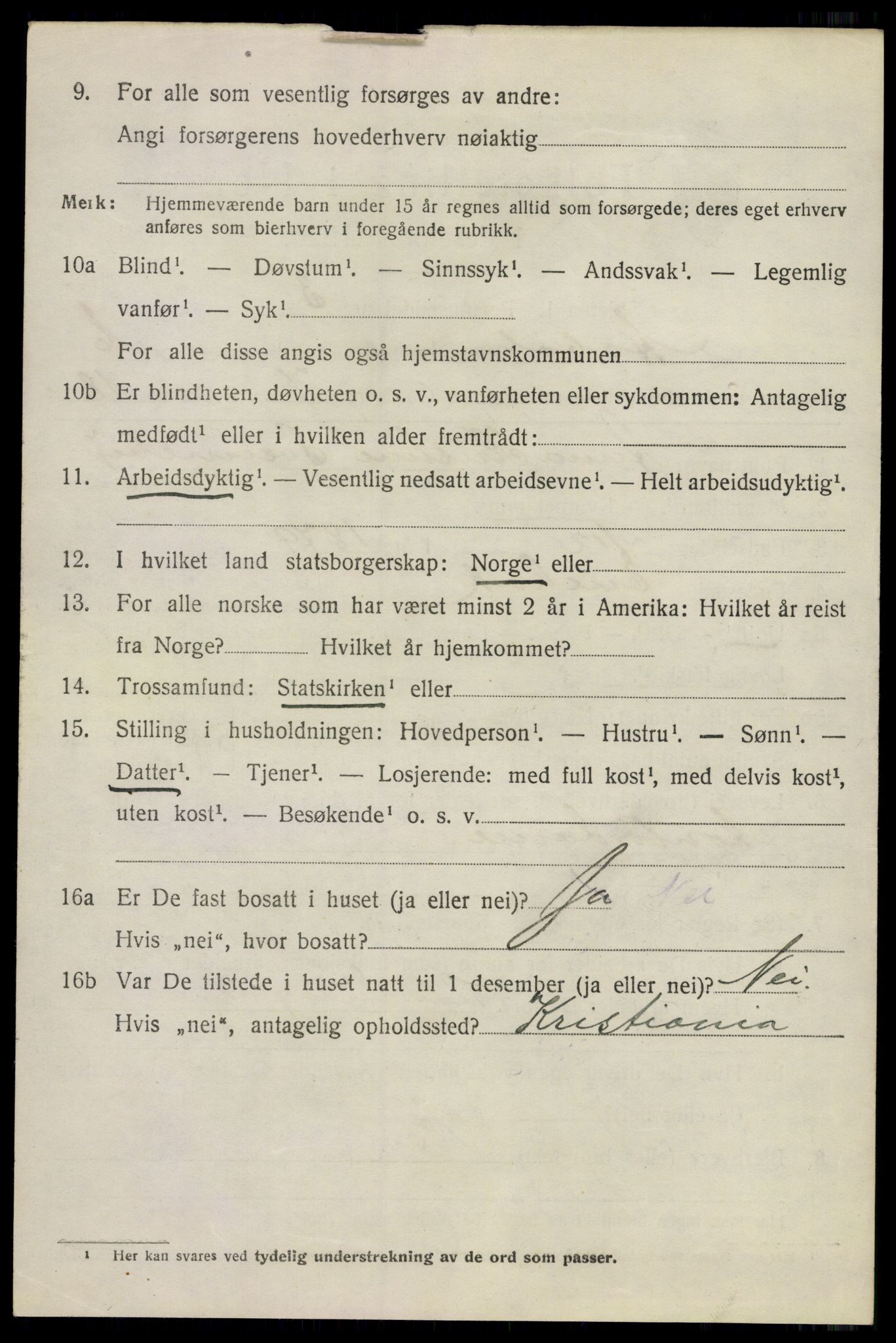 SAO, 1920 census for Hobøl, 1920, p. 5197