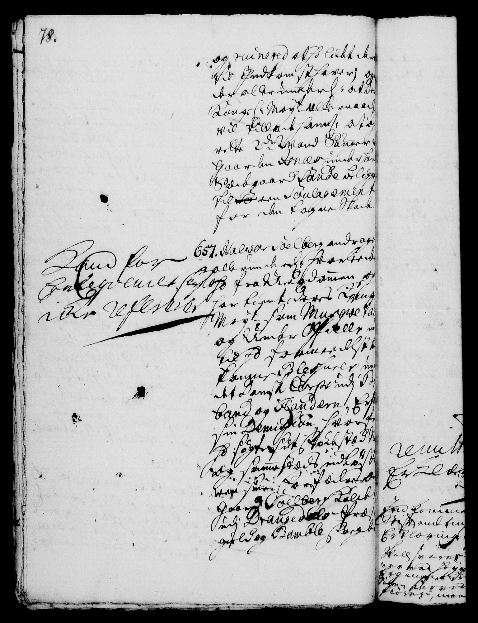 Rentekammeret, Kammerkanselliet, RA/EA-3111/G/Gh/Gha/L0003: Norsk ekstraktmemorialprotokoll, sak. 600-765 (merket RK 53.48), 1720-1721, p. 78
